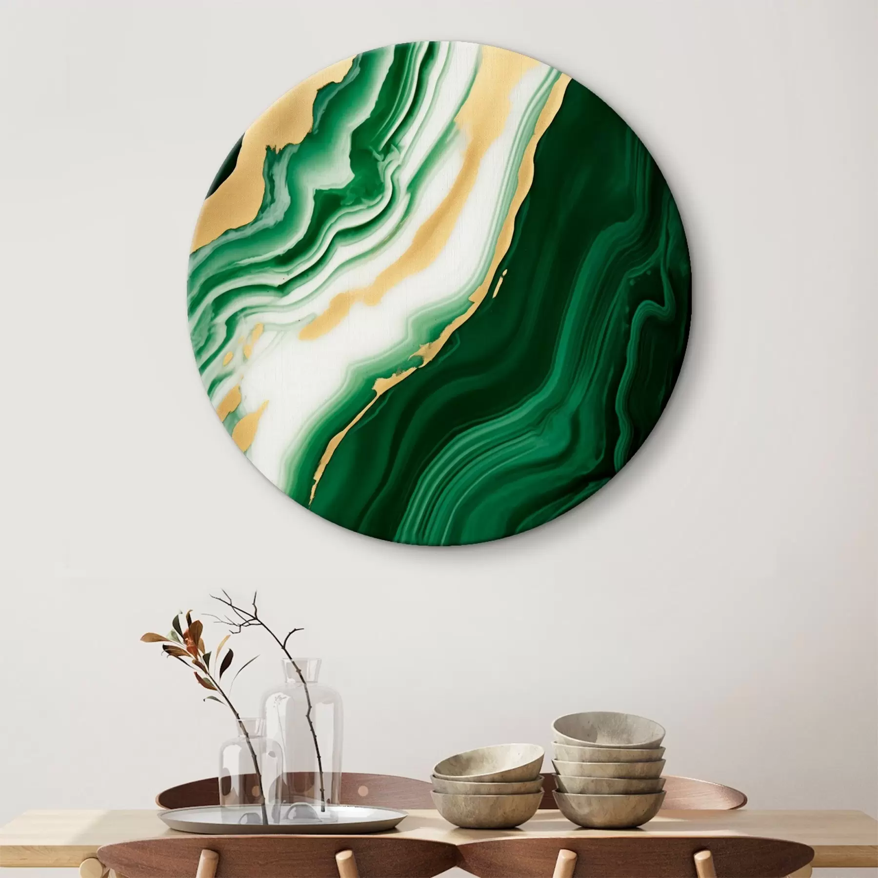 Obraz Zeleno-bielo-žlté mramorové textúry r45695