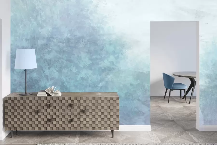 Fototapety  Imitácia listov na betónovej stene w04468v1