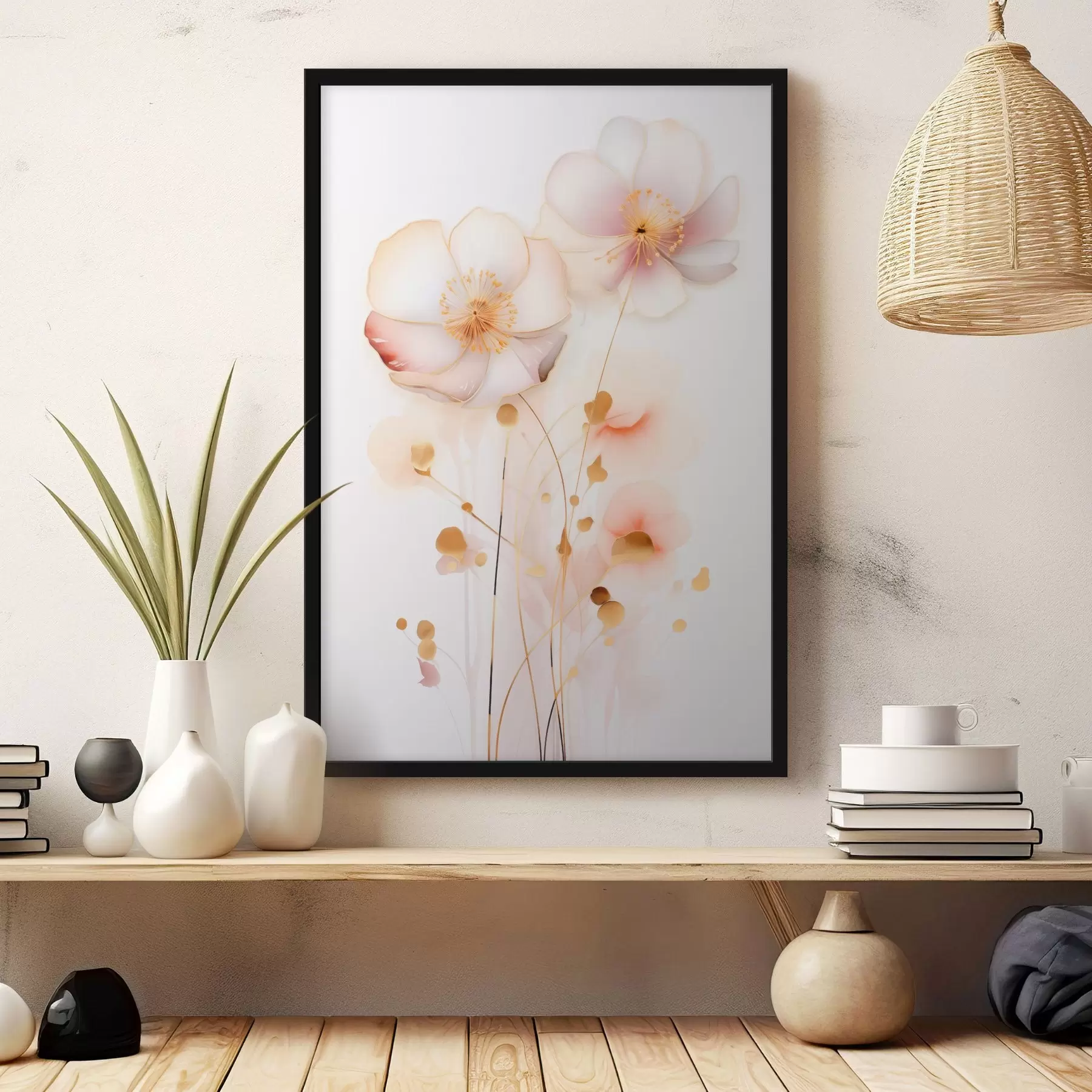 Fototapety Pastelové maky v abstraktnom štýle f45643