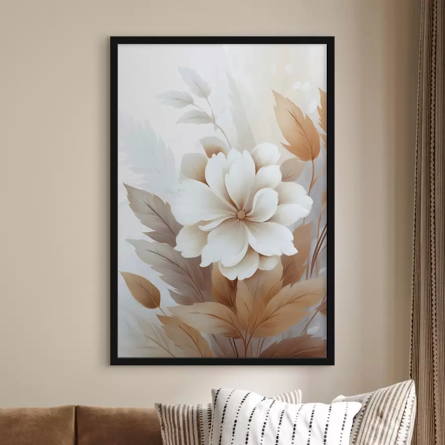 Fototapety Kvetina s listami f45744