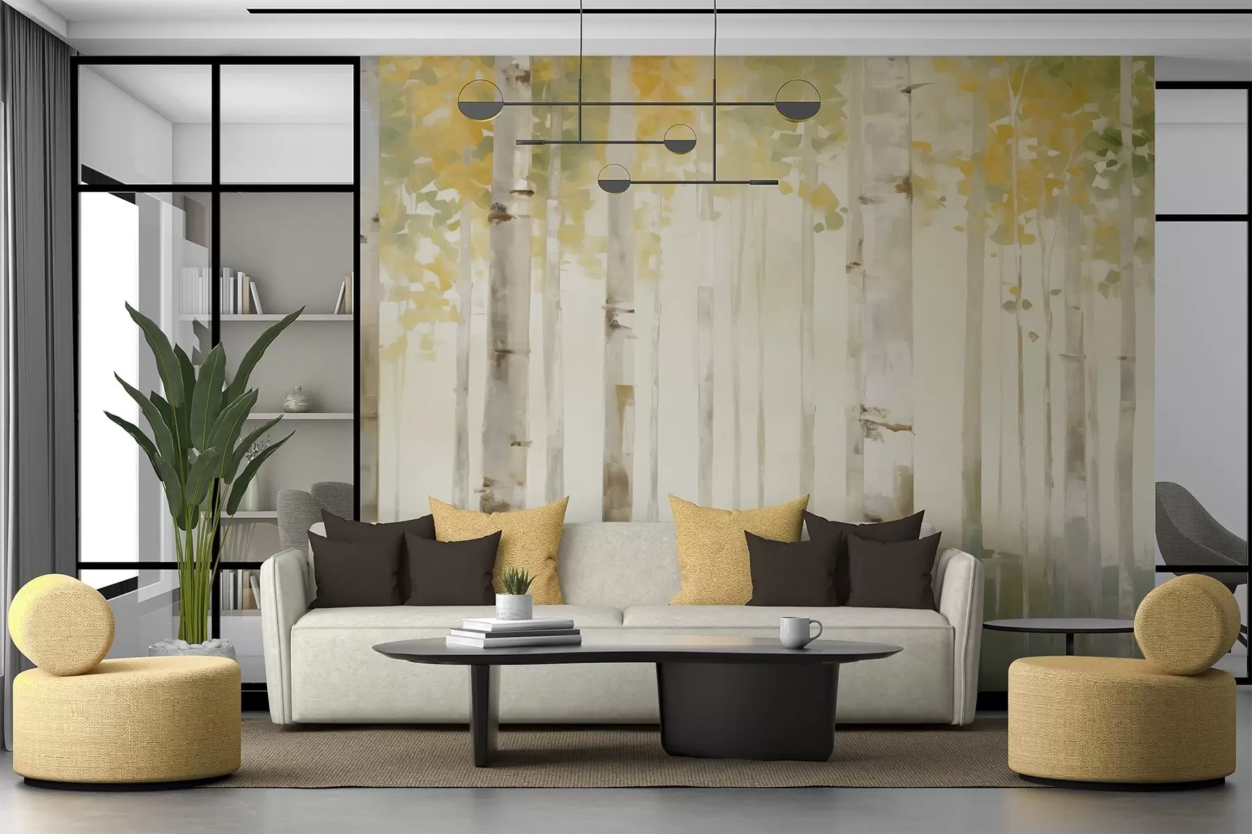 Fototapety Brezový les w04520