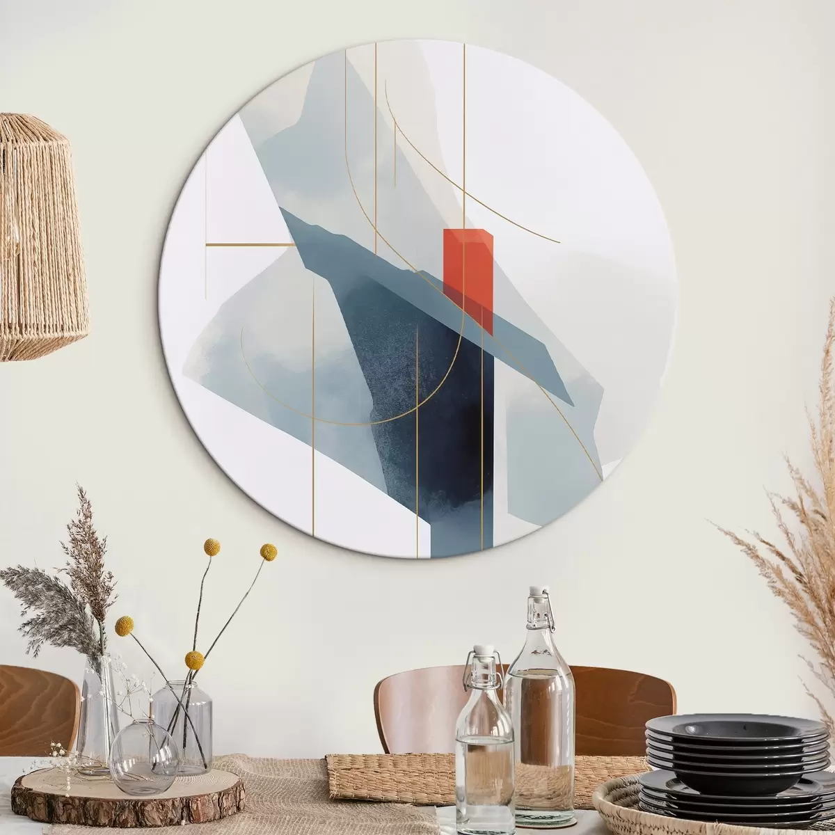 Okrúhle obrazy Moderná abstrakcia r45770