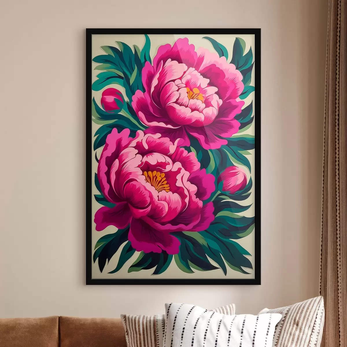 Plagáty Pivoňky zblízka f45781