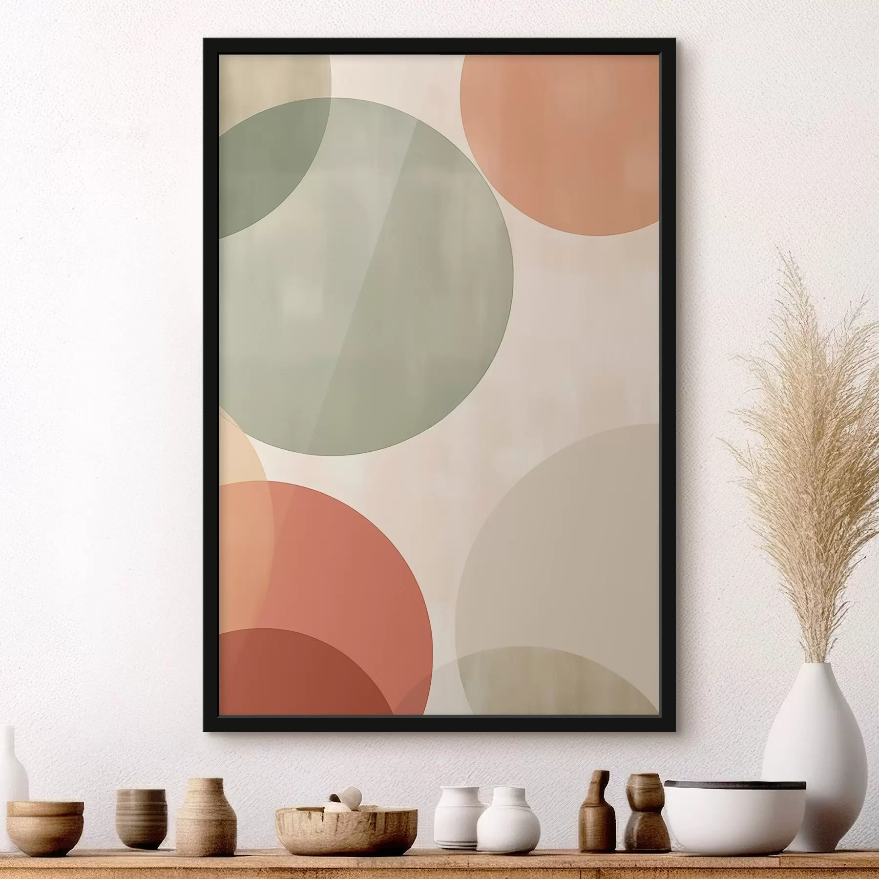 Fototapety Veľké abstraktné kruhy f45794