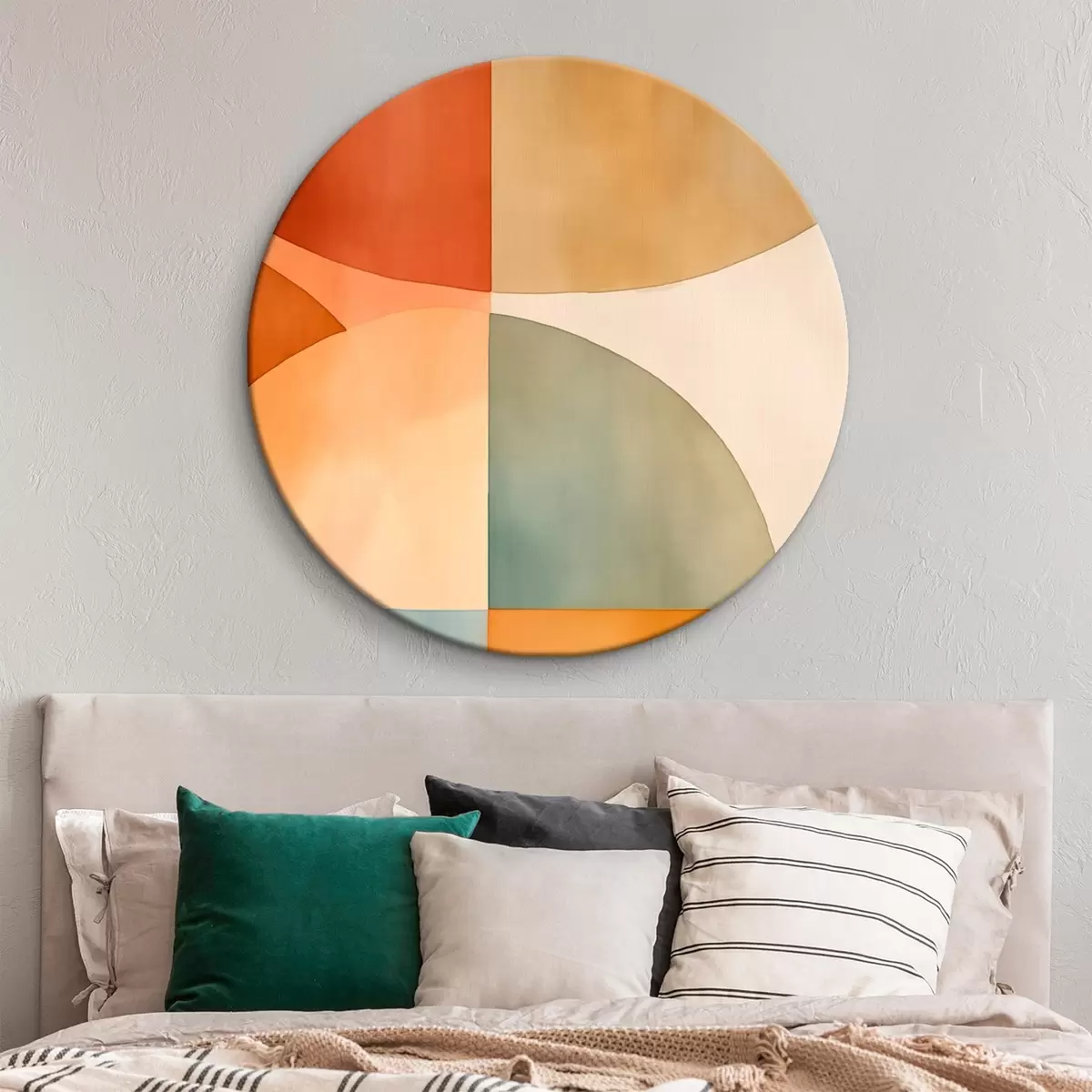 Okrúhle obrazy Geometrické abstraktné kruhy r45793