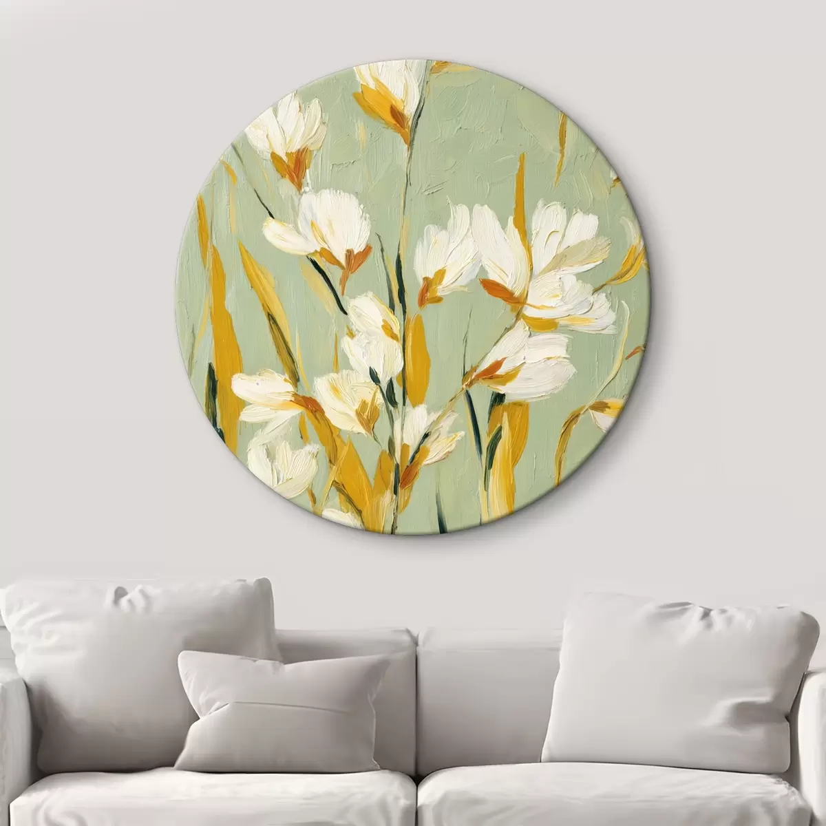 Okrúhle obrazy Jasné zloženie v objemovom štýle r45264 Okrúhle obrazy Jasné zloženie v objemovom štýle r45264