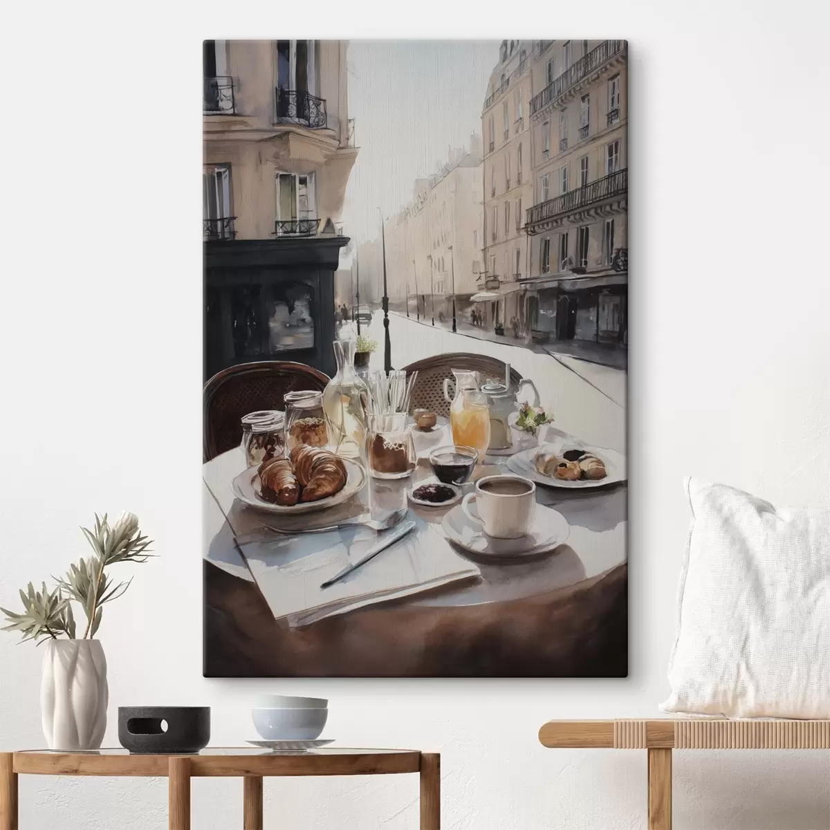 Obraz raňajky v Paríži s45725
