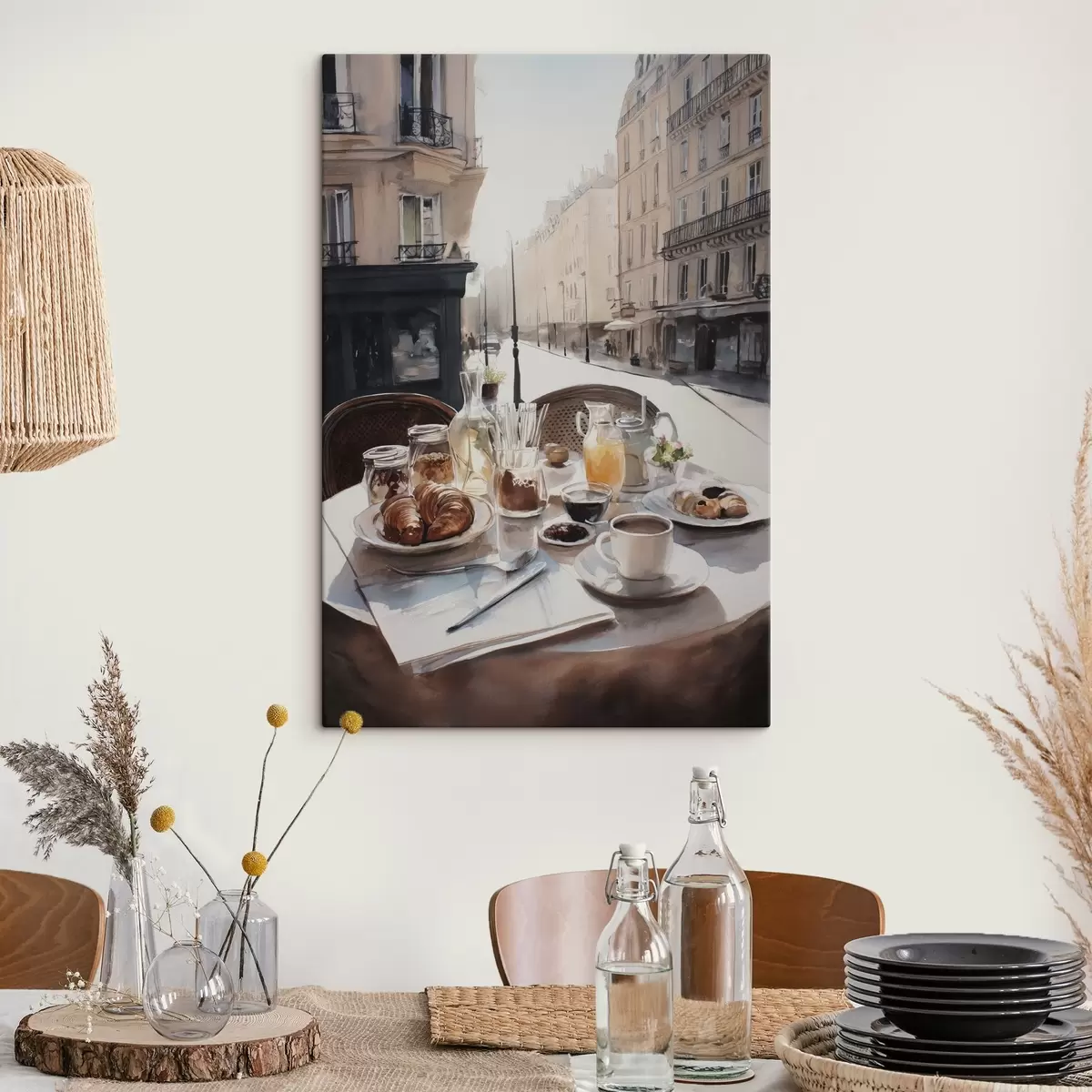 Obraz raňajky v Paríži s45725
