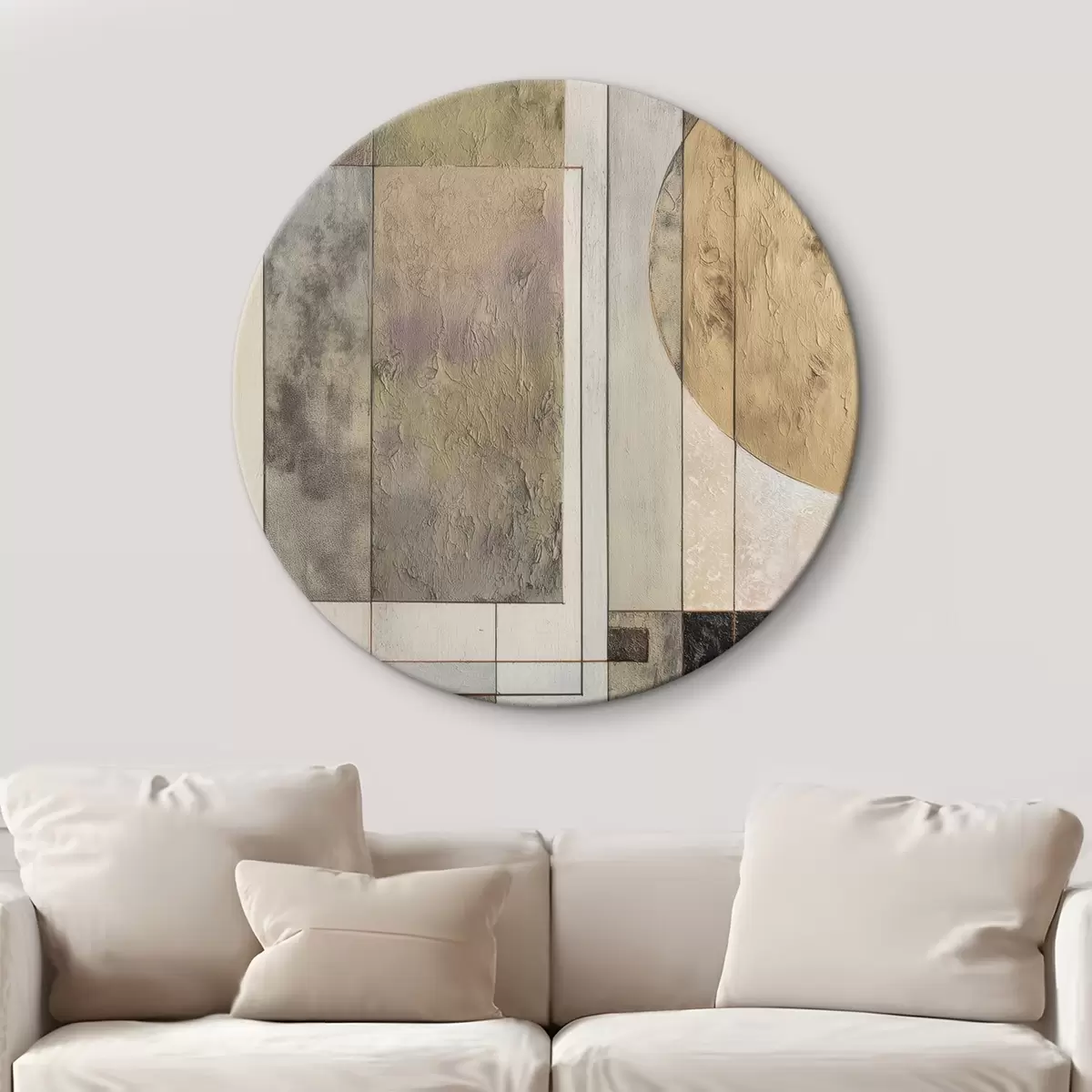 Okrúhle obrazy abstraktná moderná geometria r45730