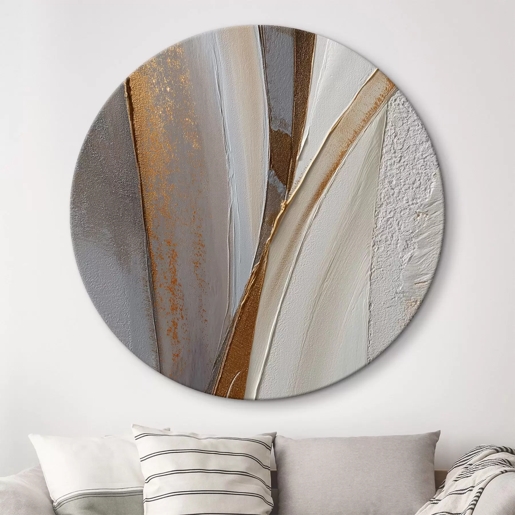 Obraz Textúrované abstraktné línie so žltými a oranžovými iskrami r45810