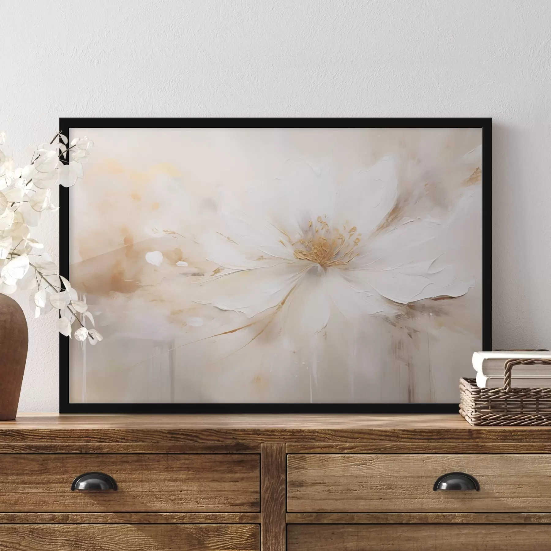 Fototapety Svetlý kvet s žltooranžovým stredom f45802