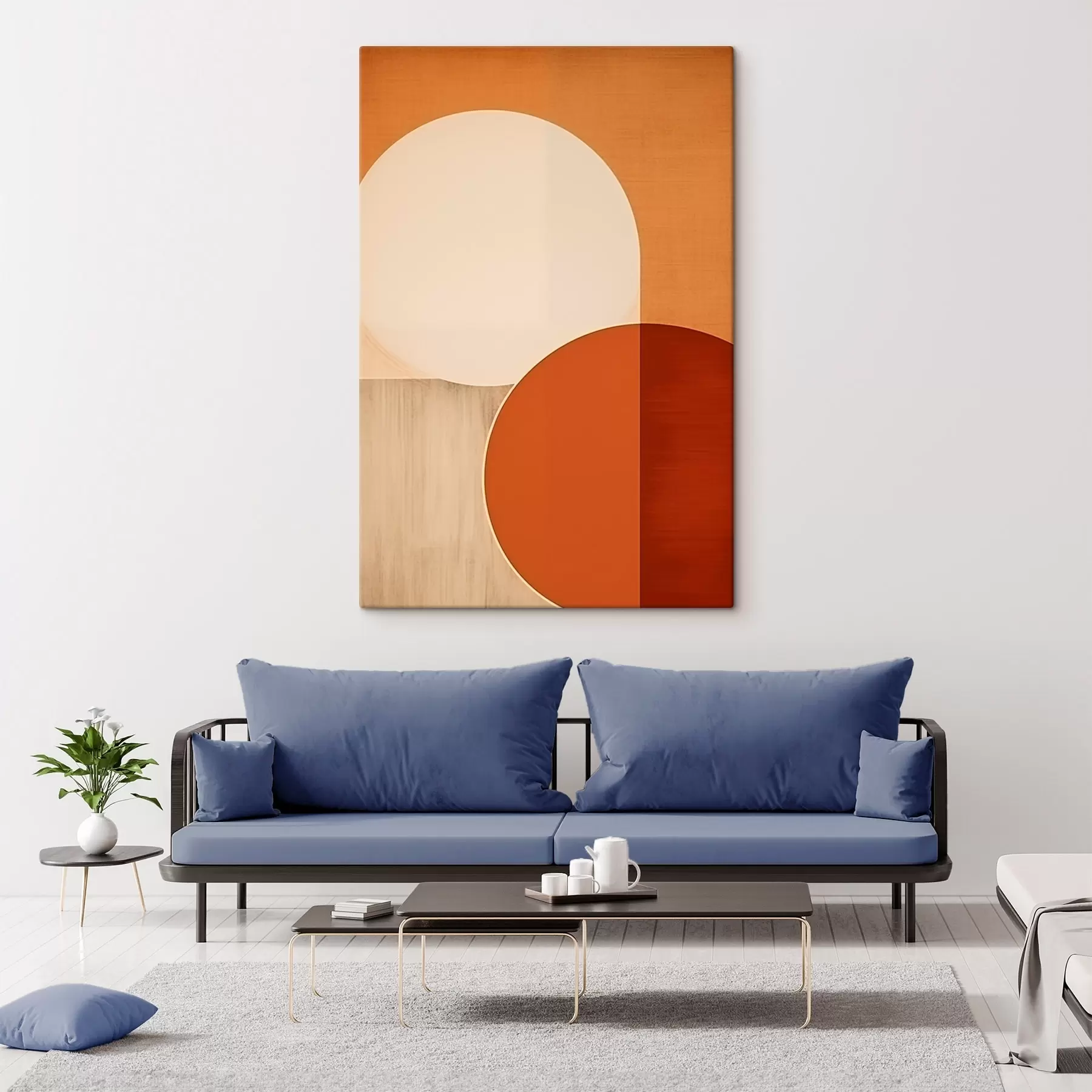 Obraz Abstraktné polkruhy s45845