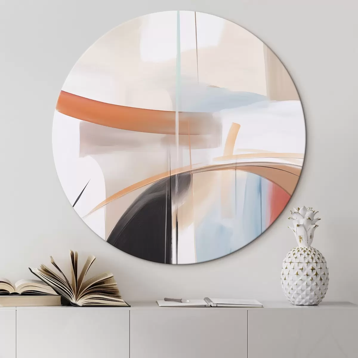 Okrúhle obrazy Abstraktné zloženie r45918