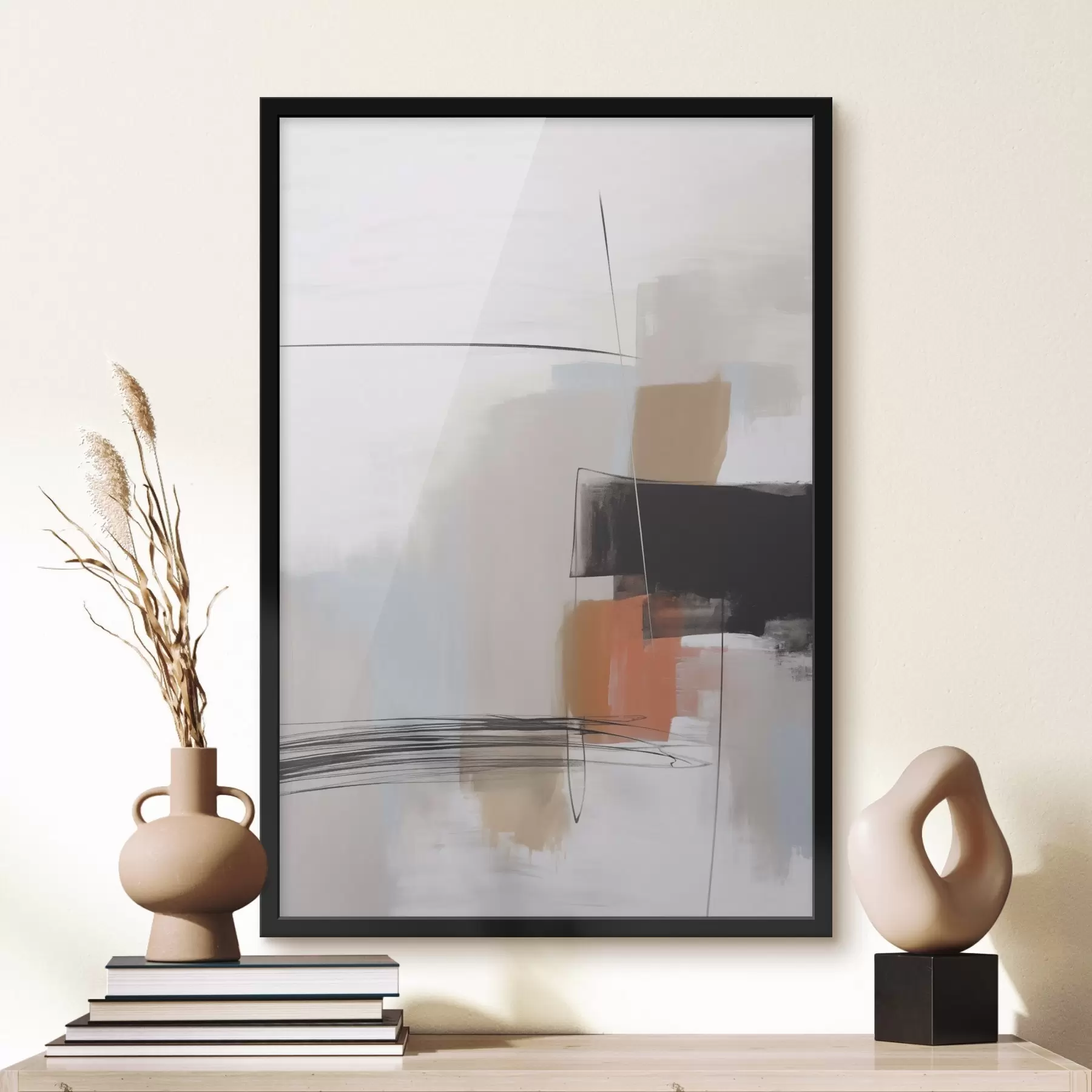 Fototapety Abstrakcia imitujúca ťahy štetca f45919