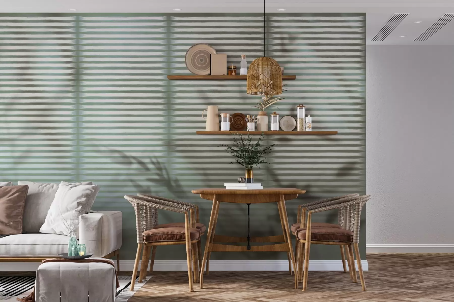 Fototapety Listnatý závoj w04569