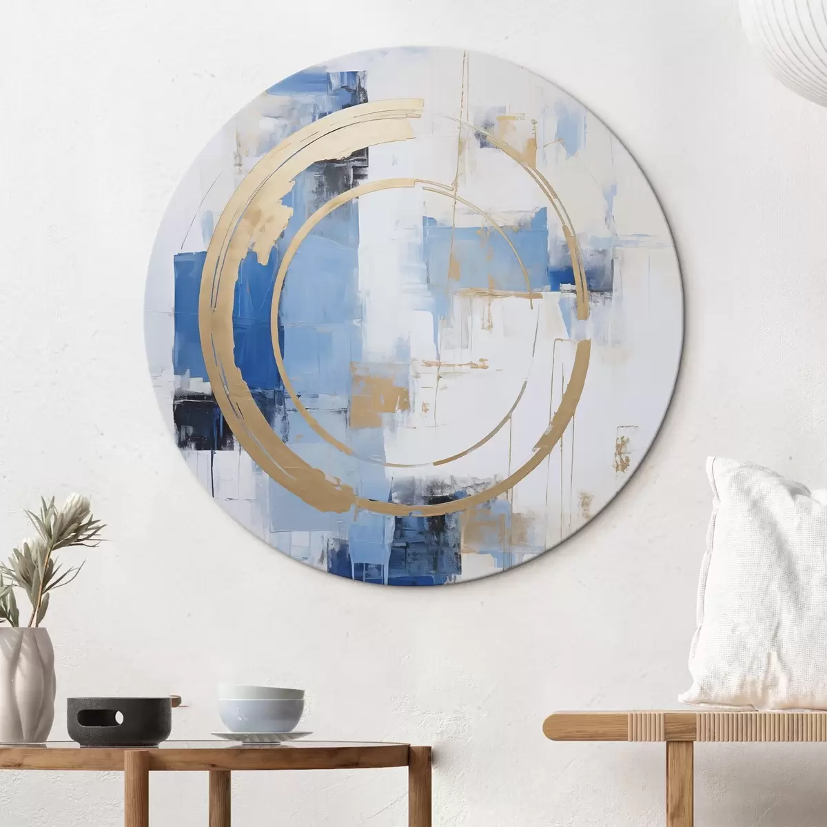 Okrúhle obrazy Moderná abstrakcia r45977 Okrúhle obrazy Moderná abstrakcia r45977