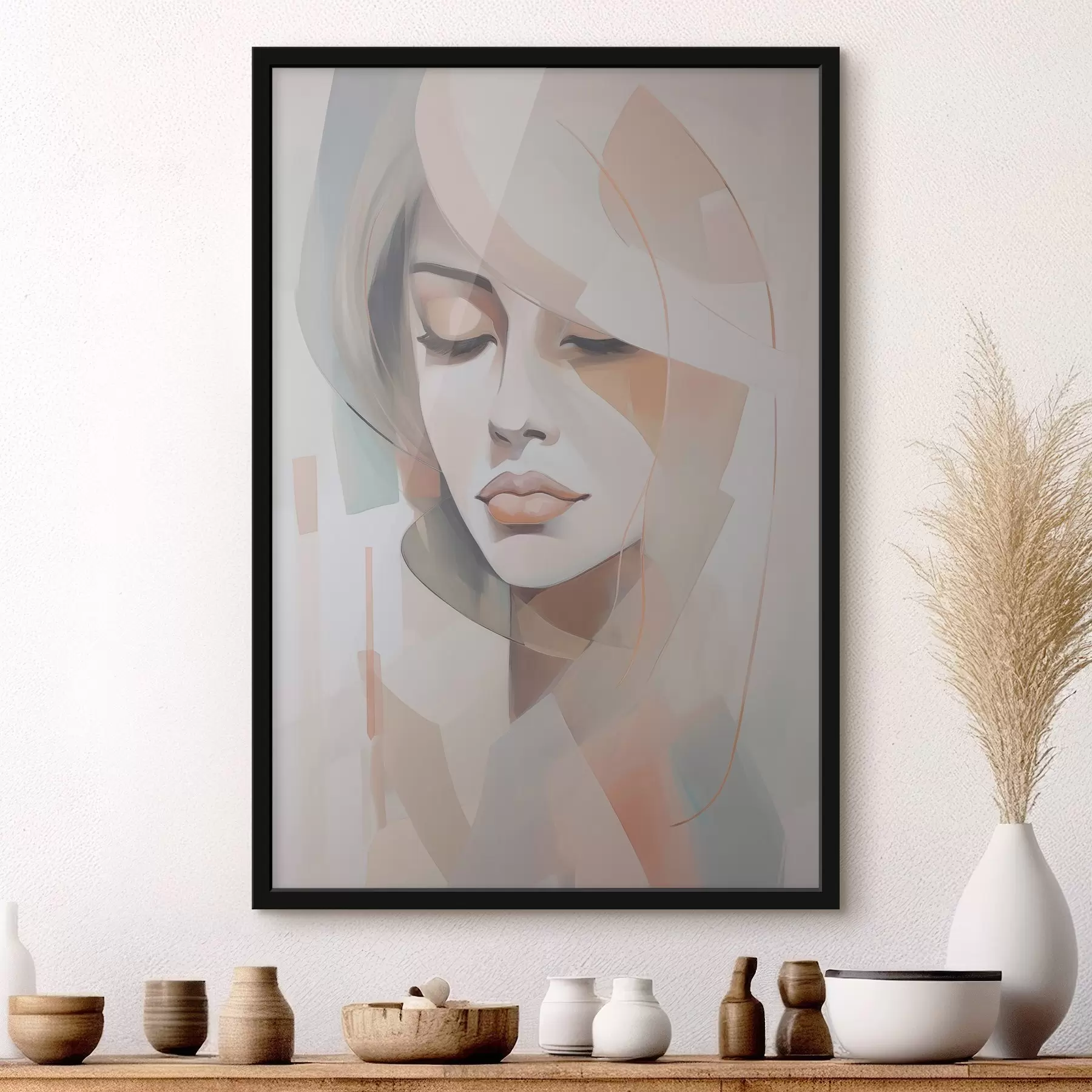 Fototapety Abstraktný portrét dievčaťa f45972