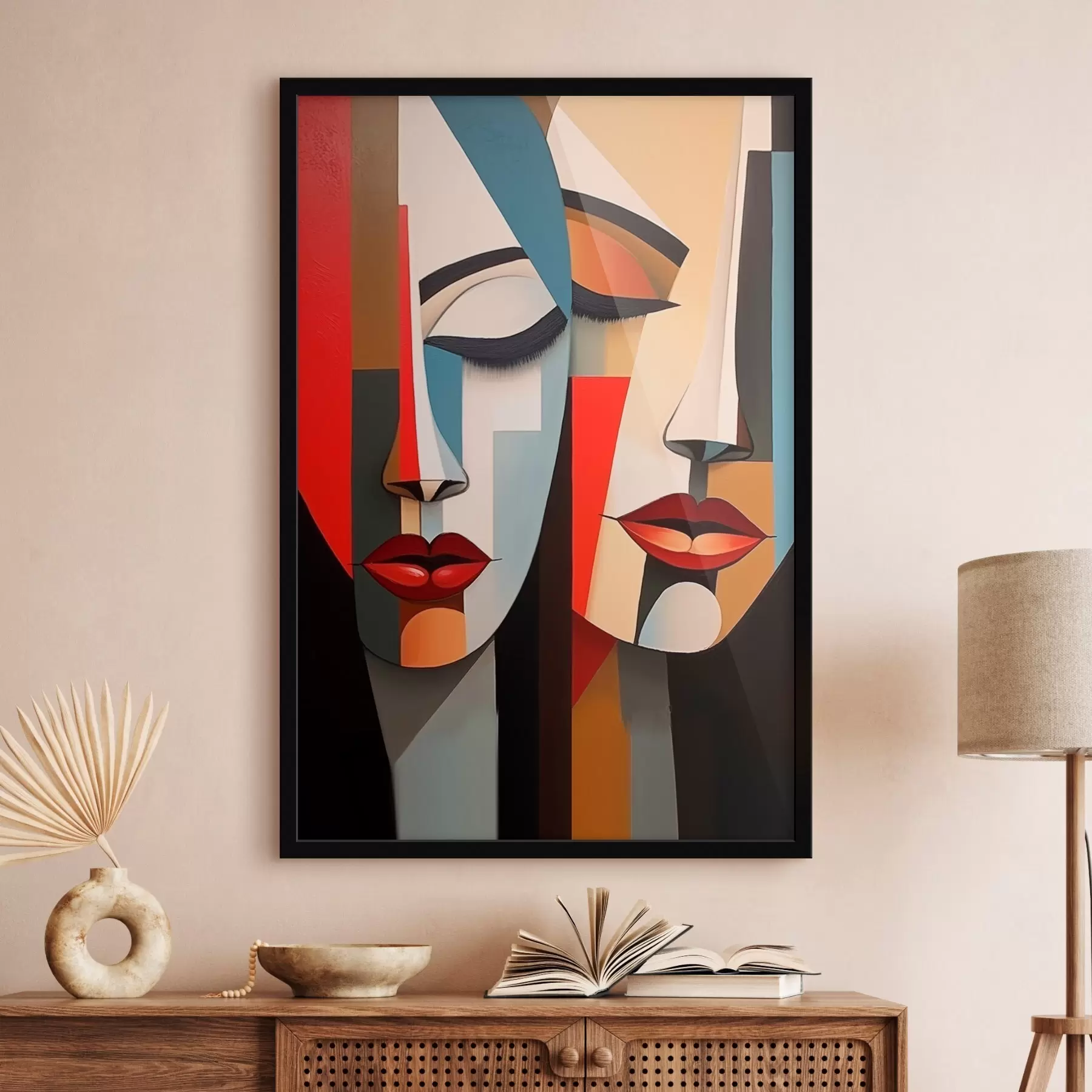 Fototapety Abstraktné ženské tváre f45967