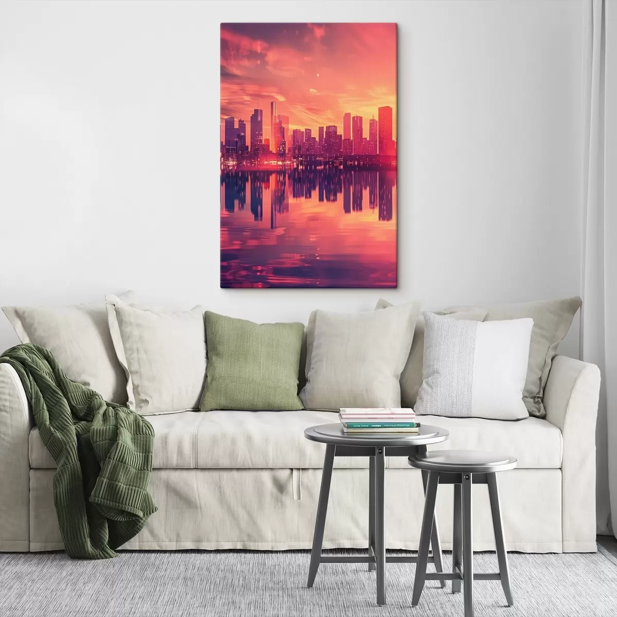 Obraz Mesto pri západe slnka s45658