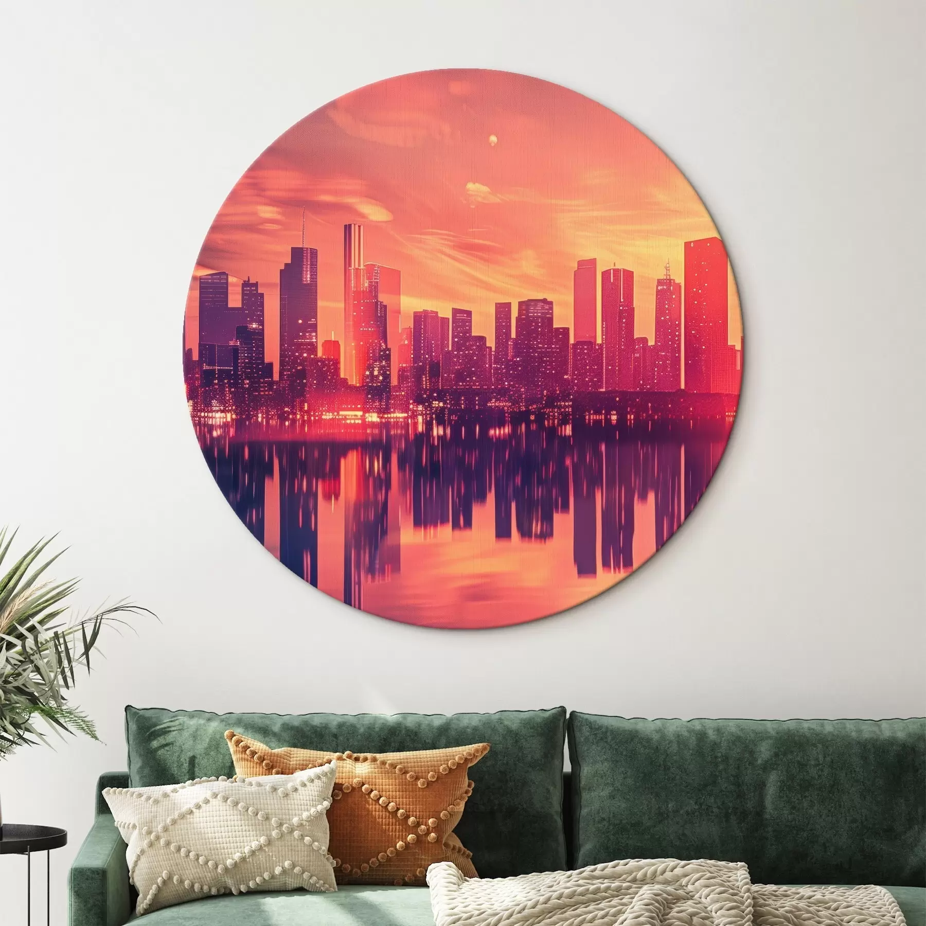 Obraz Mesto pri západe slnka r45658