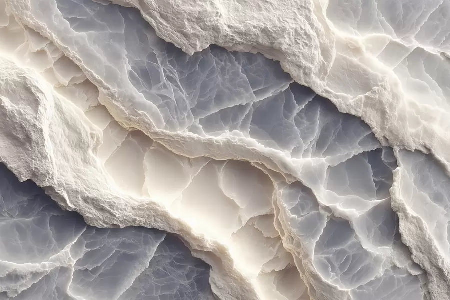 Fototapety Elegantná abstrakcia v štýle mramorových vrstiev a minerálov v modro-béžovej farbe w09408