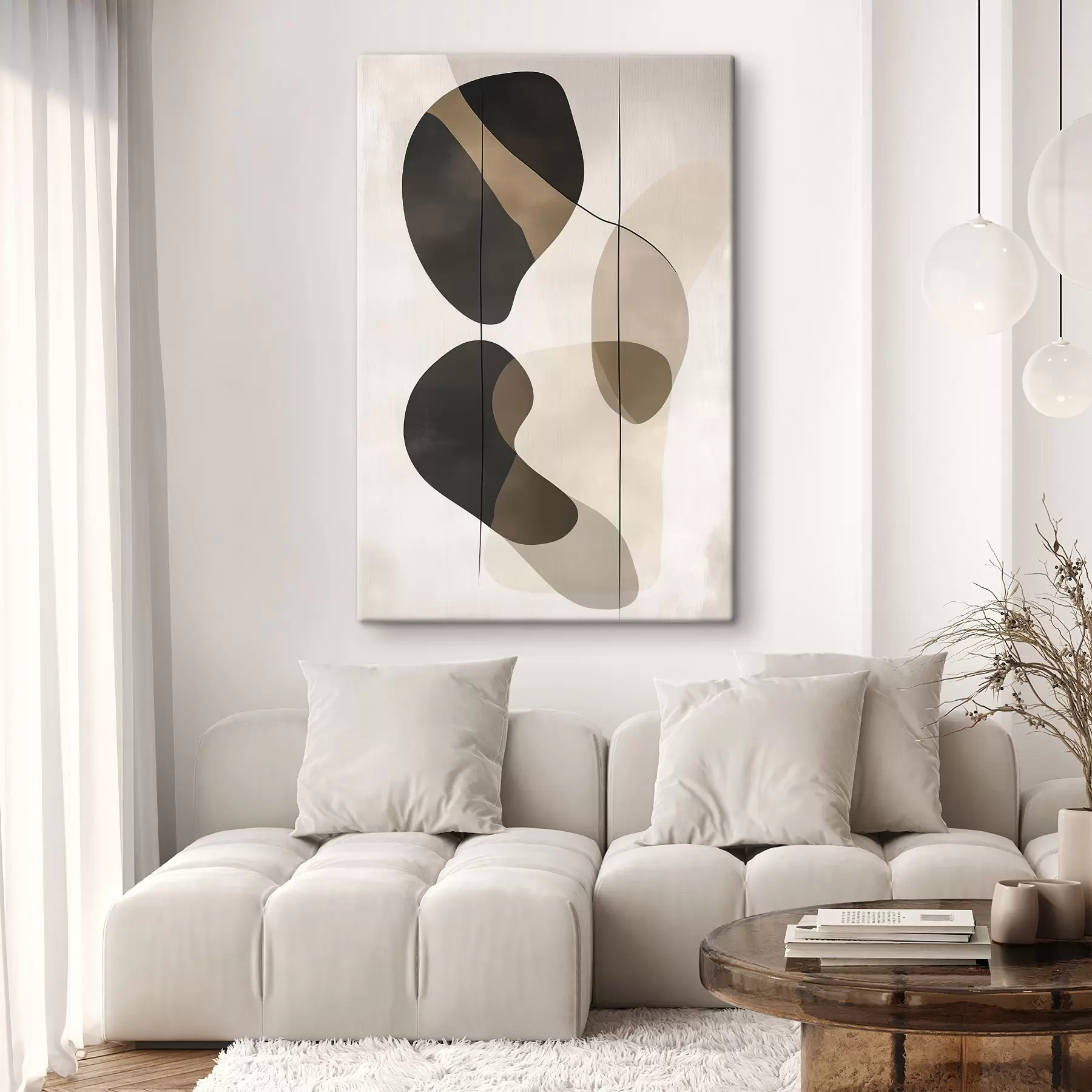 Obraz Plávajúce abstraktné tvary s45991