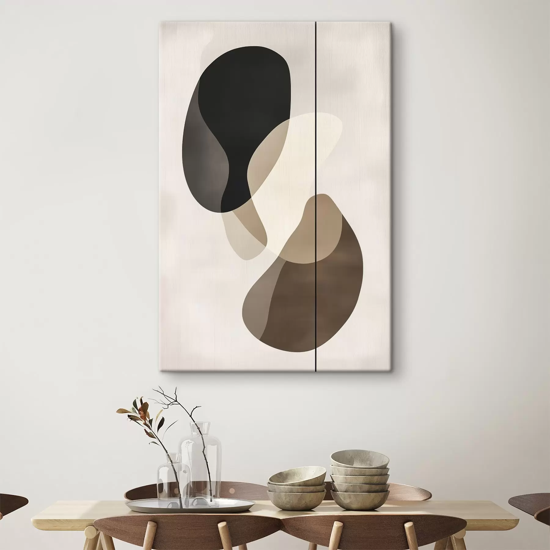 Obraz Plávajúce abstraktné tvary s45994