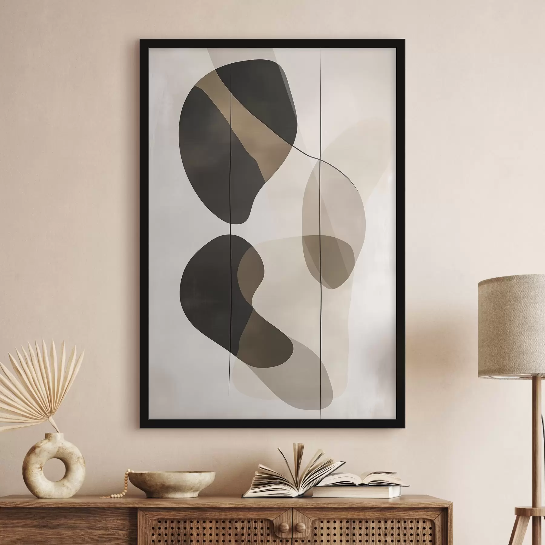 Fototapety Plávajúce abstraktné tvary f45991