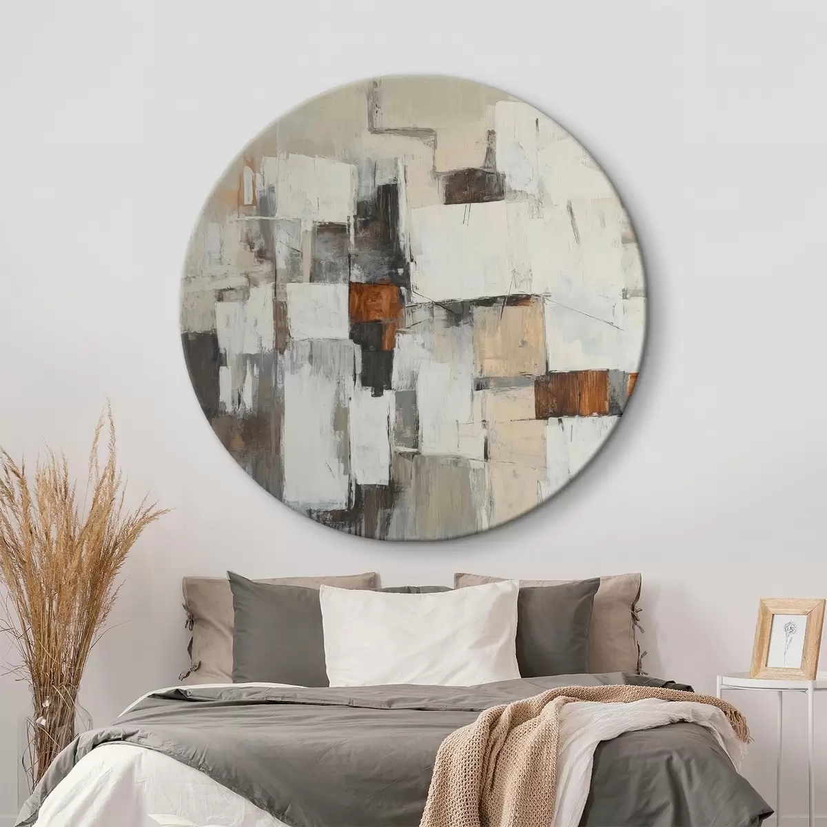 Okrúhle obrazy Abstrakcia r45990