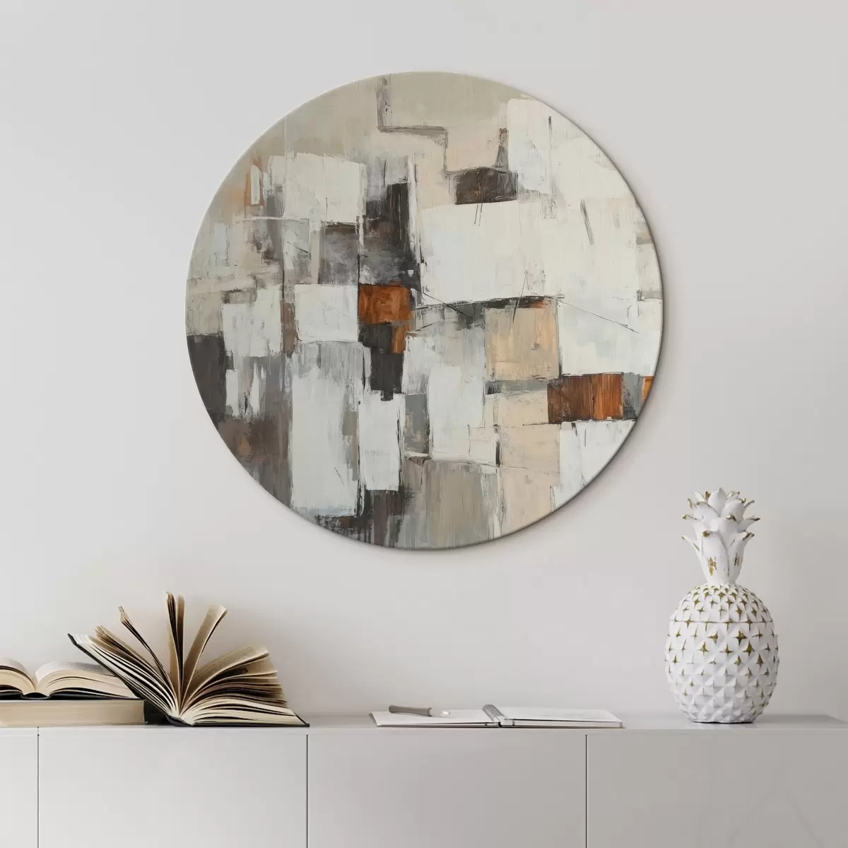 Okrúhle obrazy Abstrakcia r45990 Okrúhle obrazy Abstrakcia r45990