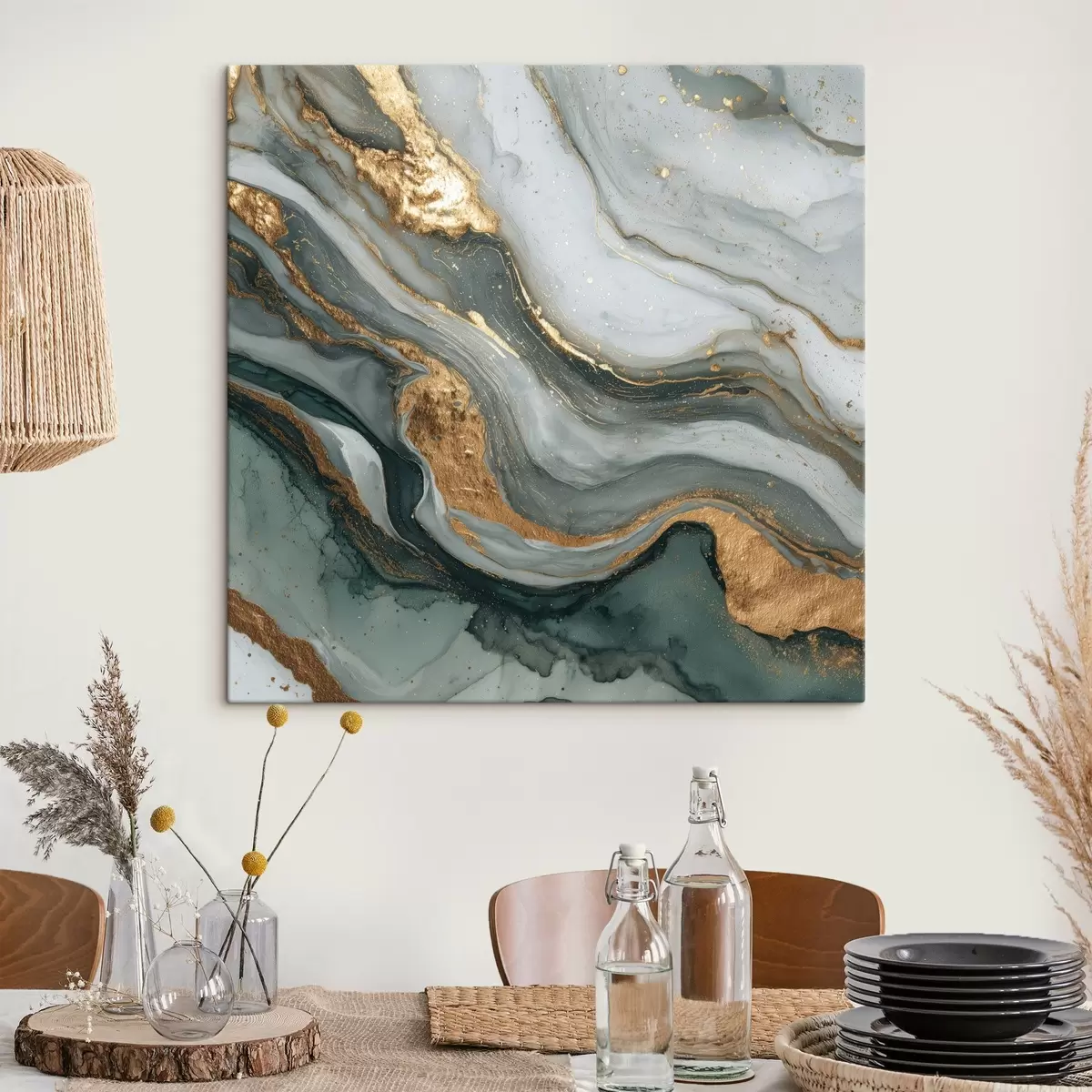 Obraz Abstrakcia v štýle mramorovej textúry s45857