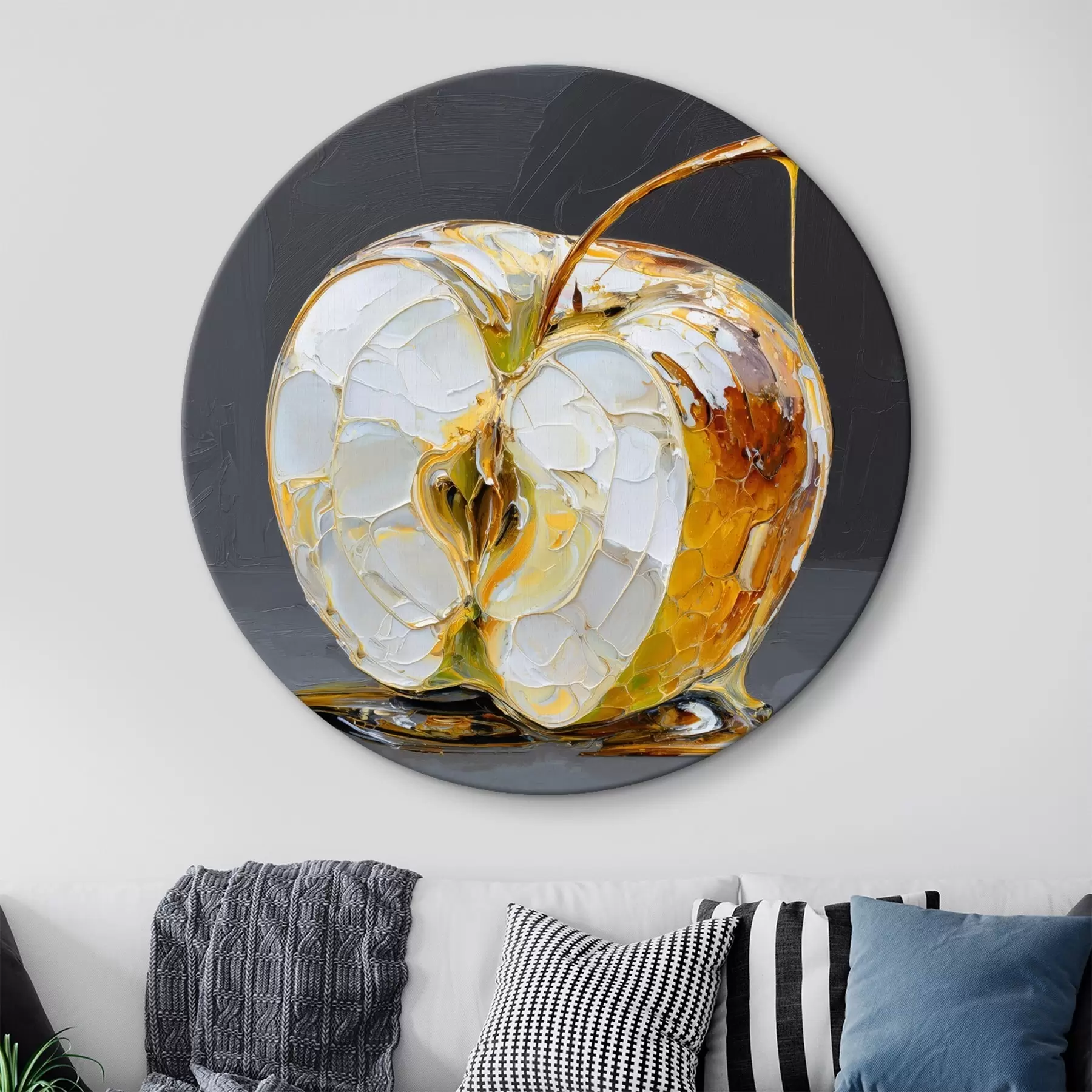 Obraz Sladké jablko v maliarskom štýle r45861