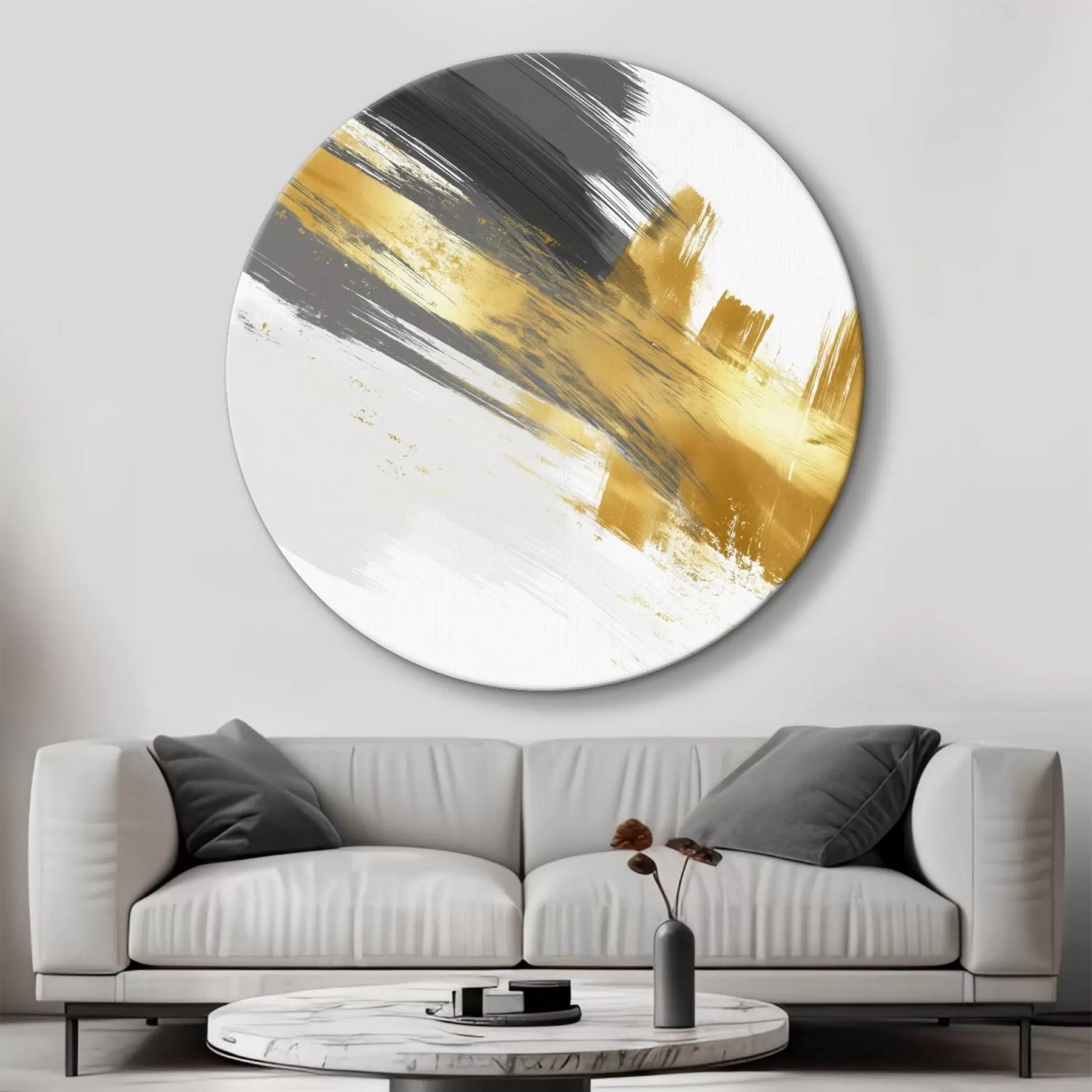 Obraz Moderné umenie s prvkami rýchlych ťahov štetcom r45865