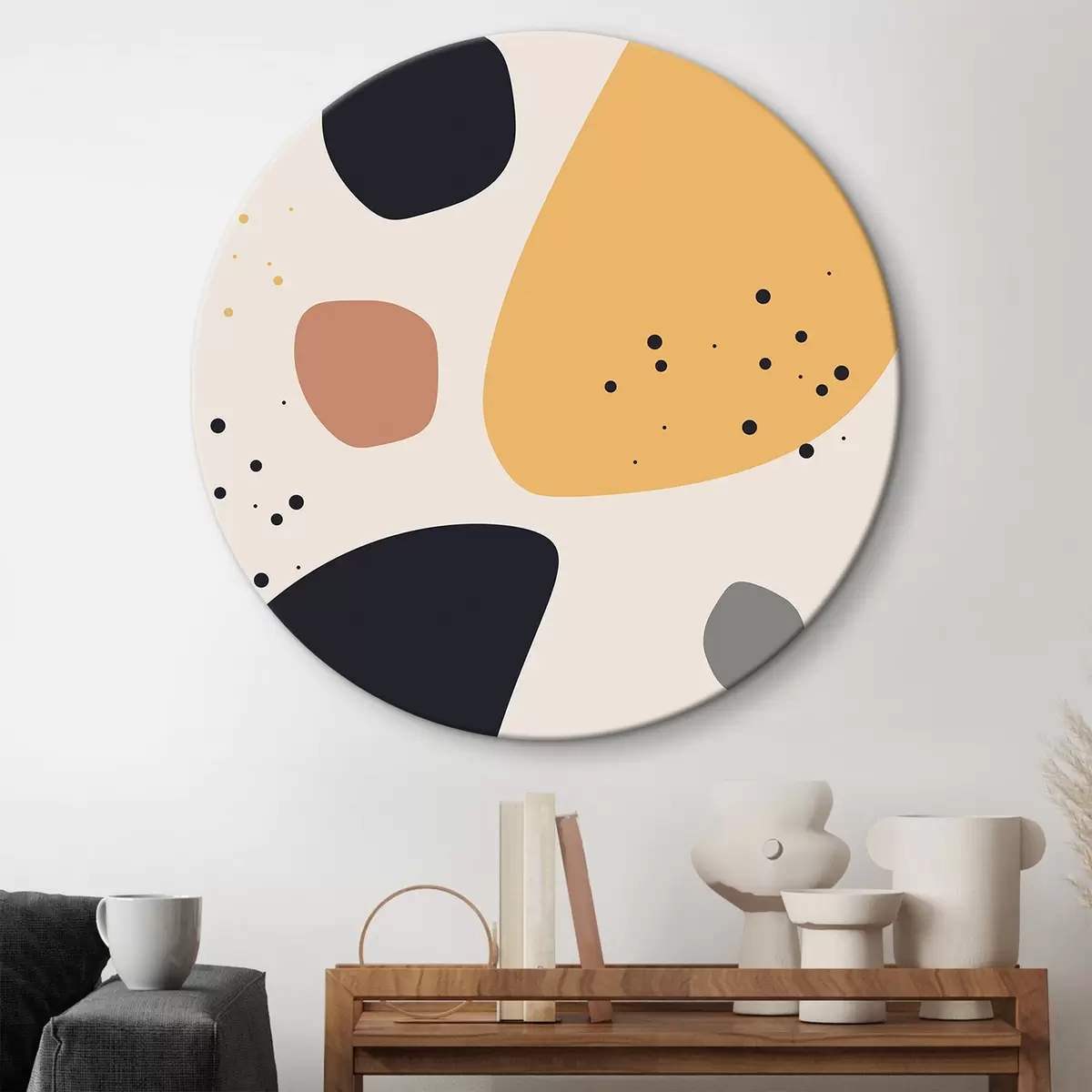 Okrúhle obrazy Abstraktné r46068 Okrúhle obrazy Abstraktné r46068