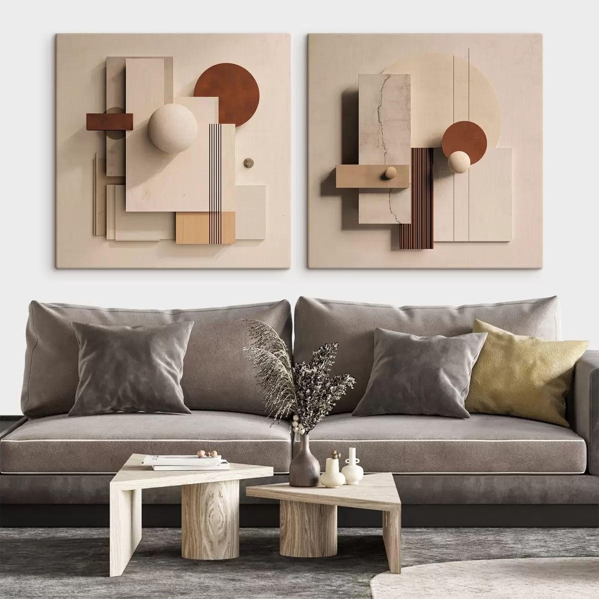 Obraz Geometria a abstrakcia v minimalistickom štýle m00743