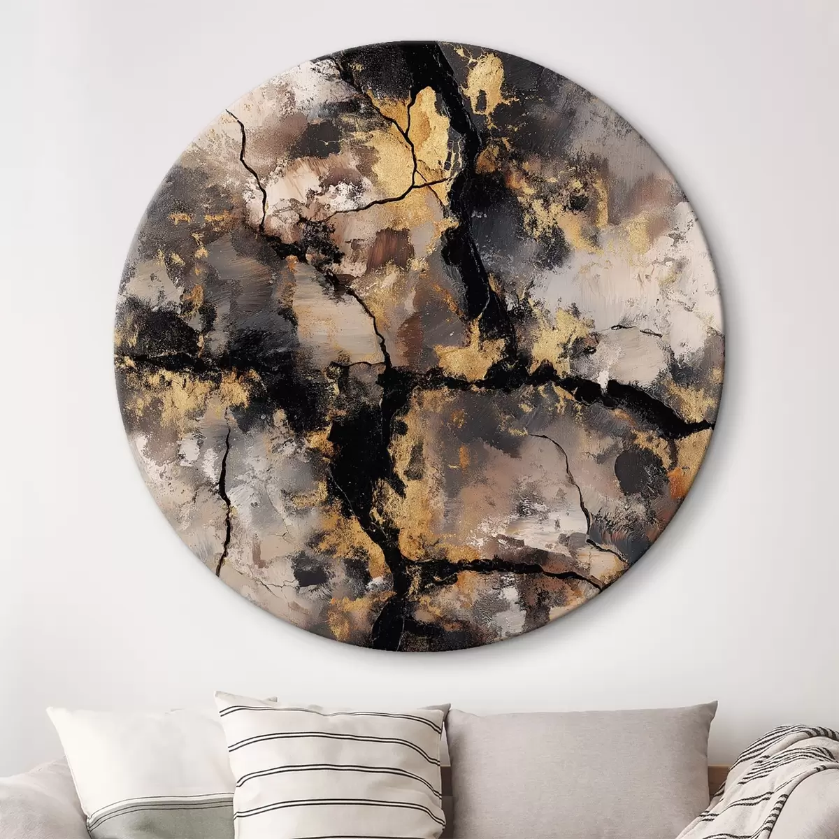 Okrúhle obrazy Mramor r46035