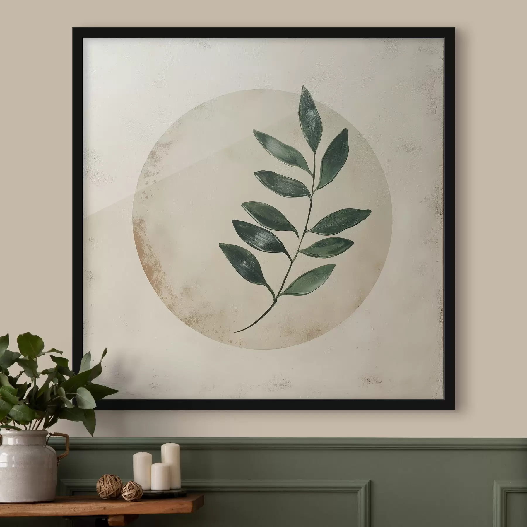 Fototapety Botanický kruh f46048