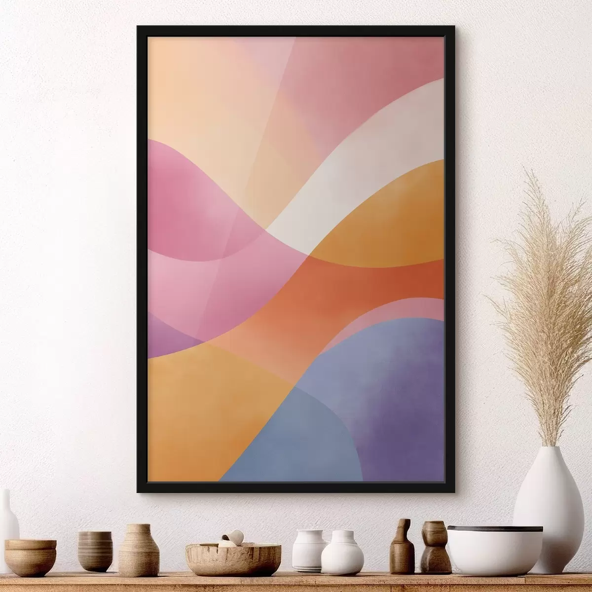 Plagáty Plynulé tvary f46053