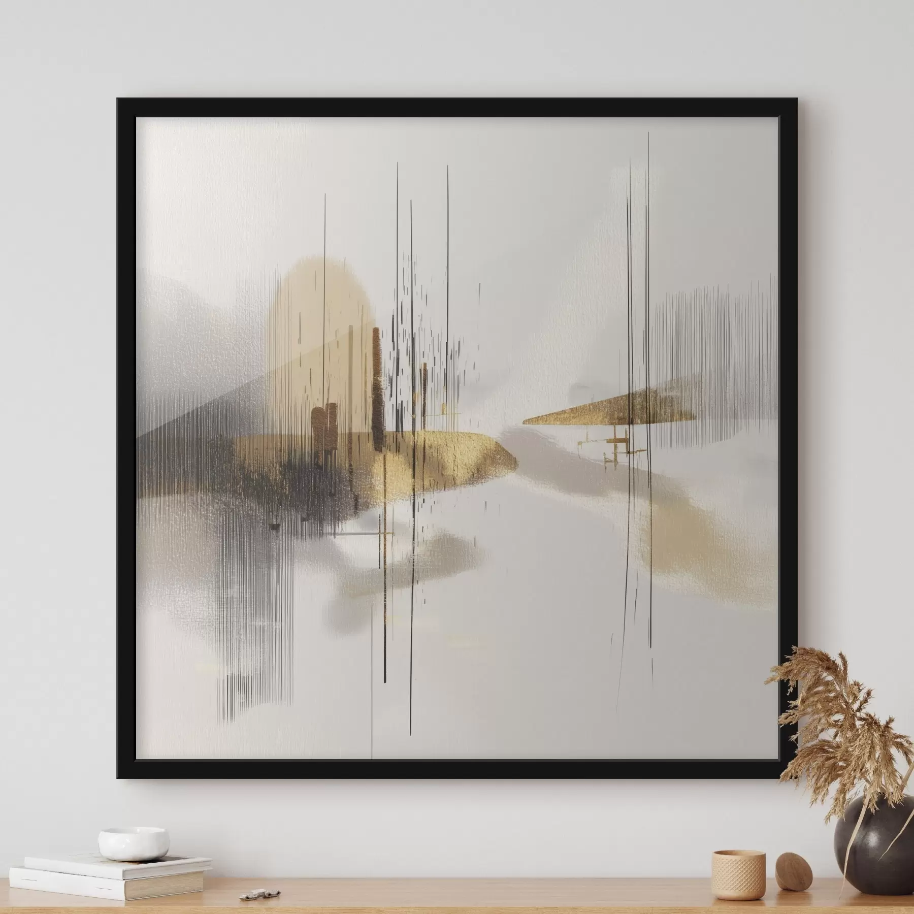 Fototapety Pokojné pobrežie v minimalistickom grafickom štýle f45849