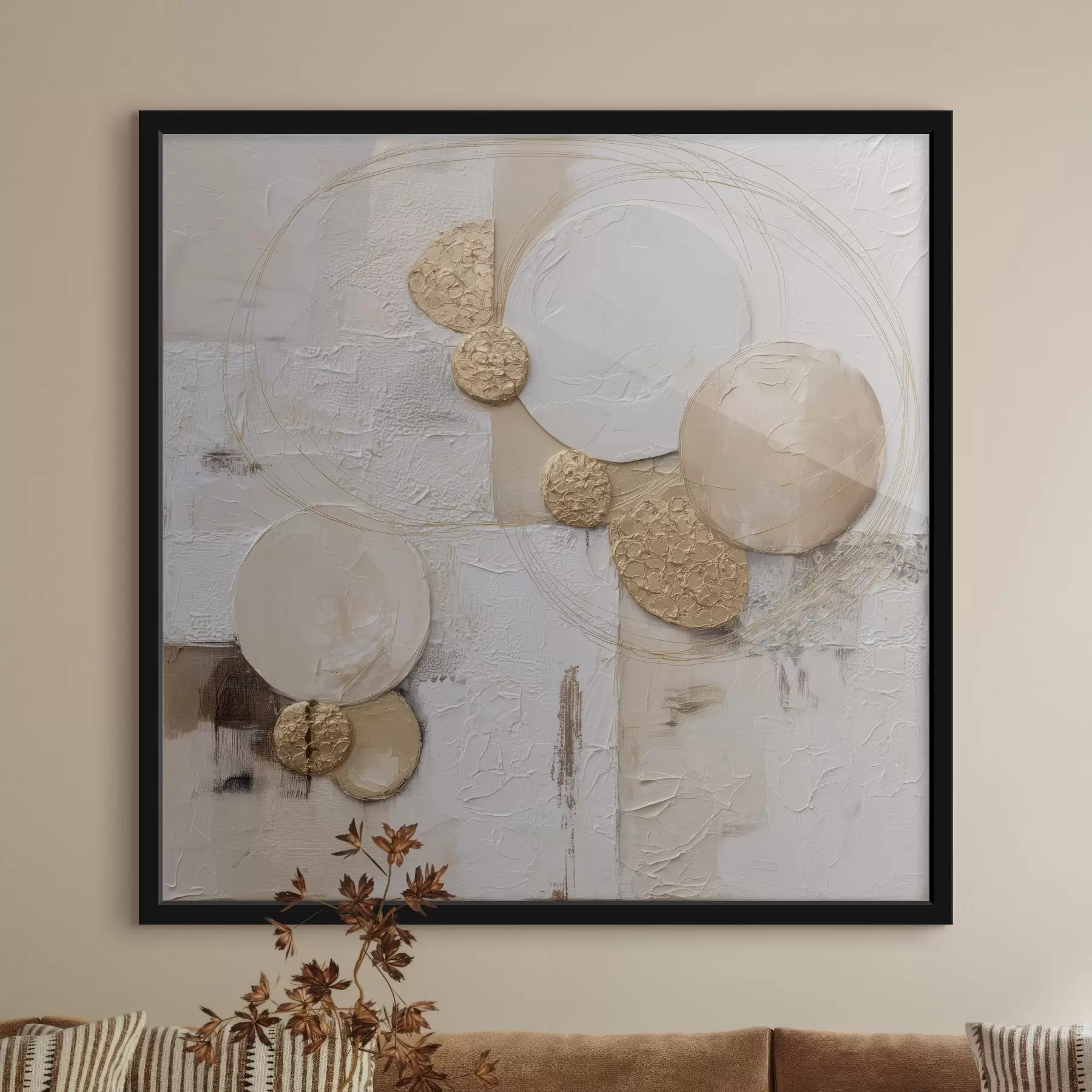 Fototapety Abstrakcia v volumetrickom maliarskom štýle f45852