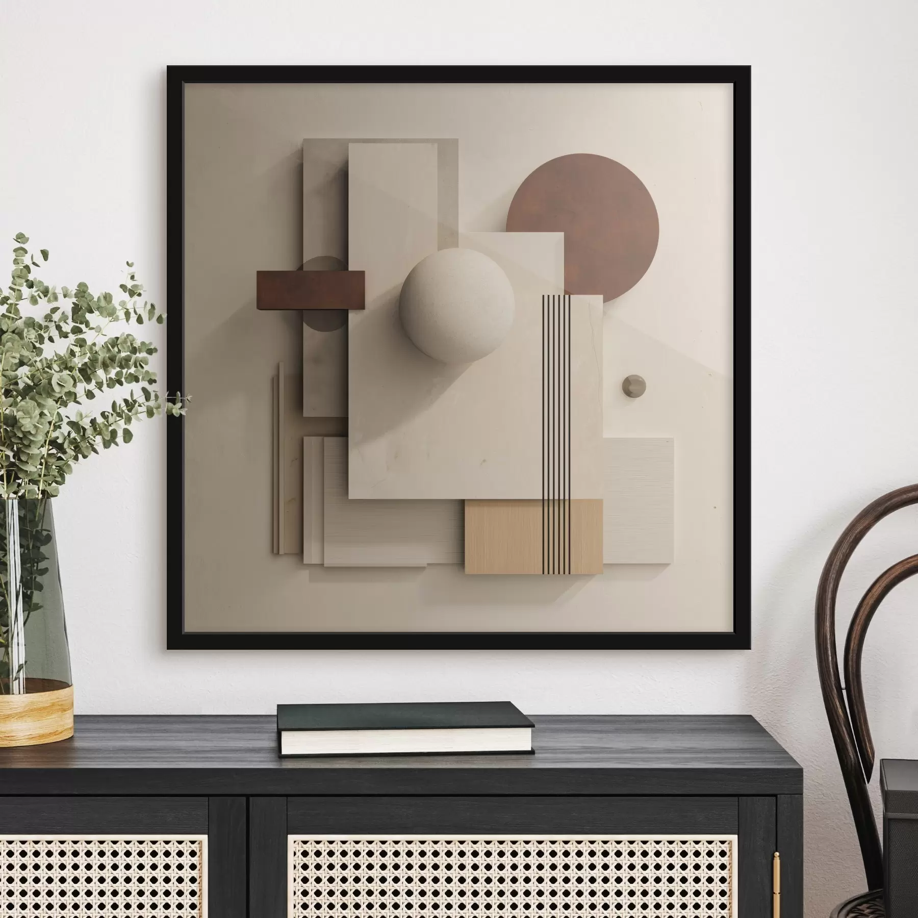 Fototapety Geometria pokoja v modernom minimalistickom štýle f45856