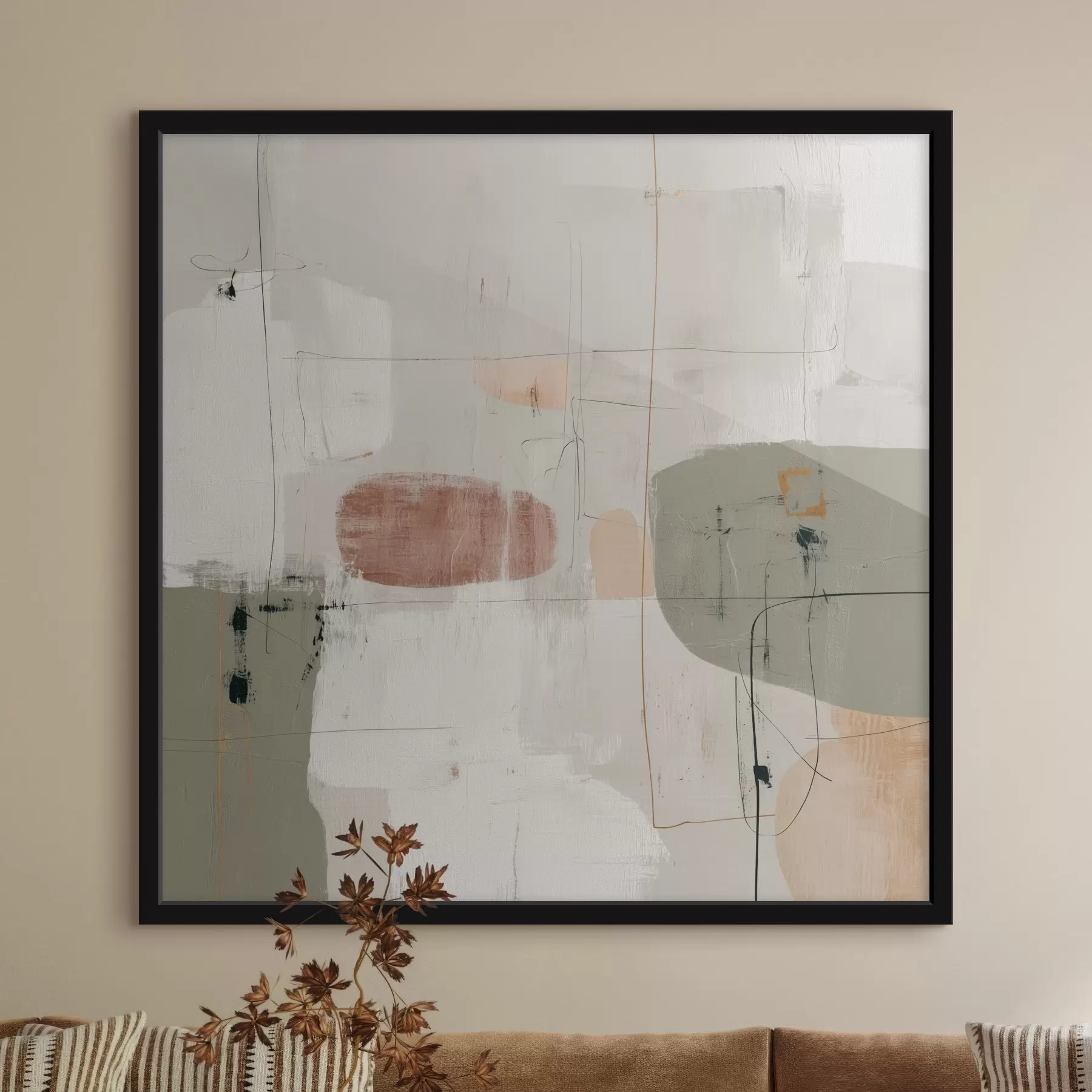 Fototapety Abstraktná kompozícia v pastelových tónoch f45859