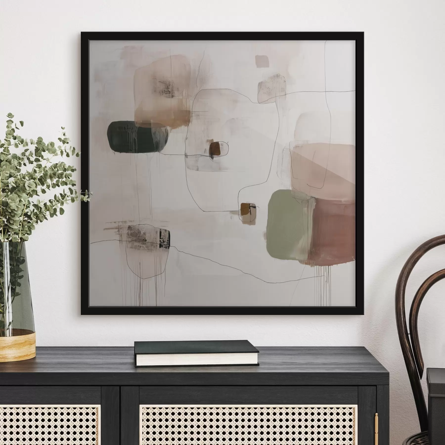 Fototapety Abstraktný minimalizmus v teplých odtieňoch f45860