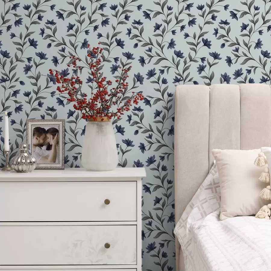 Fototapety Zvončeky na svetlo modrom pozadí a00622v3