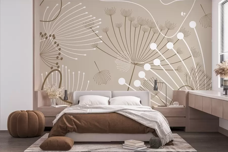 Fototapety Abstraktné kvety w04702