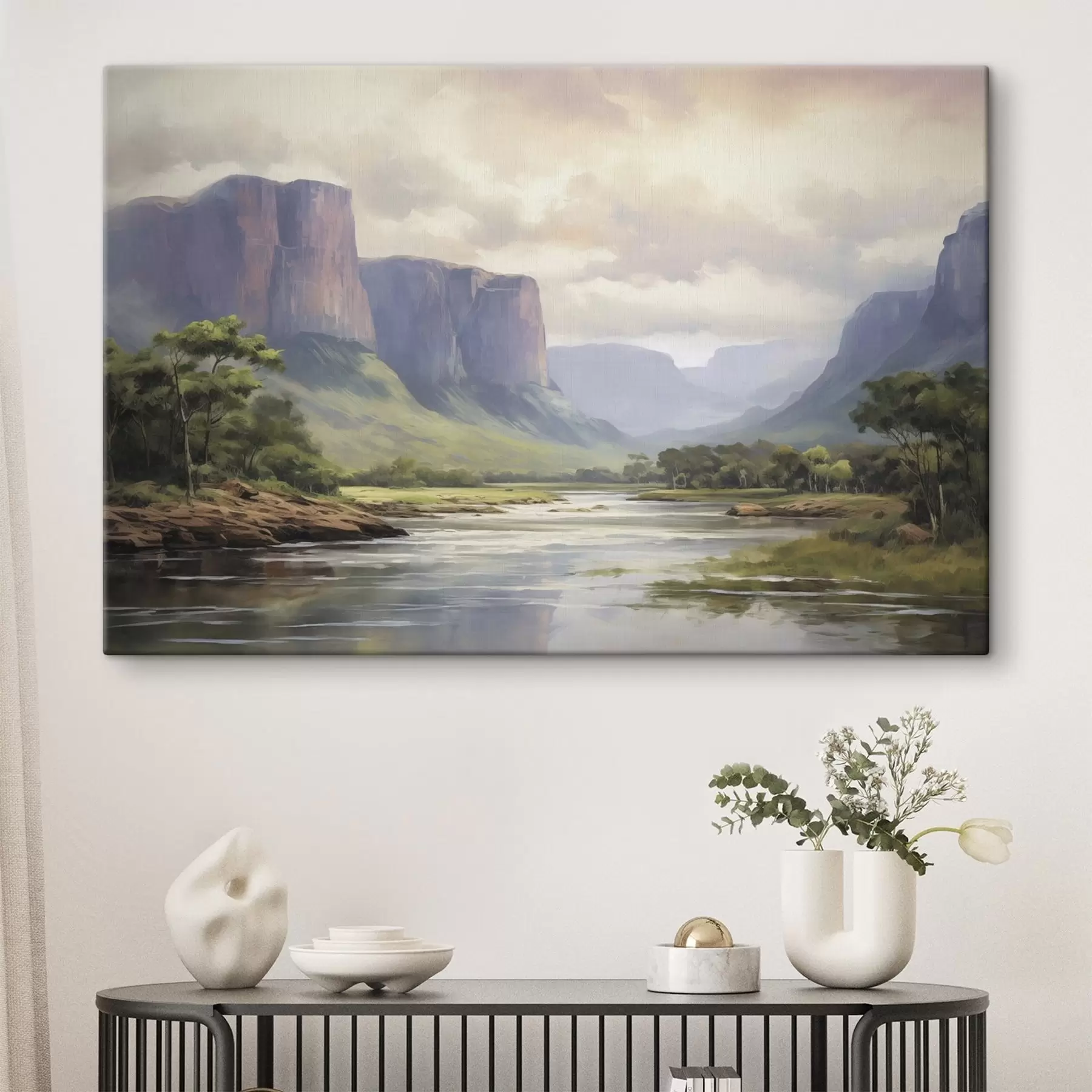 Obraz Park s výhľadom na hory s46194