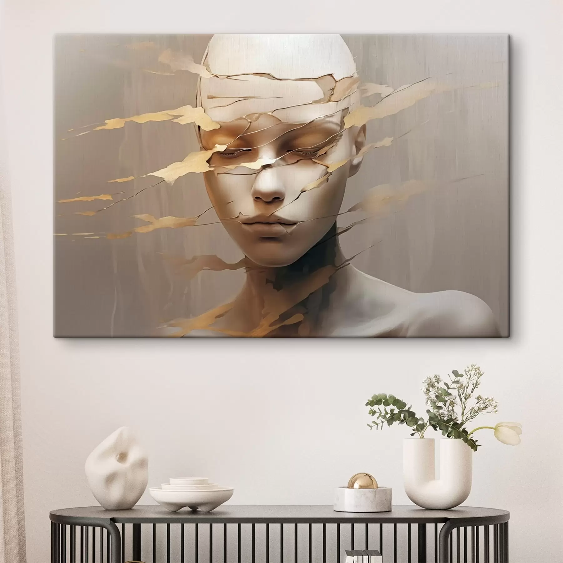 Obraz Zlomená tvár s46225