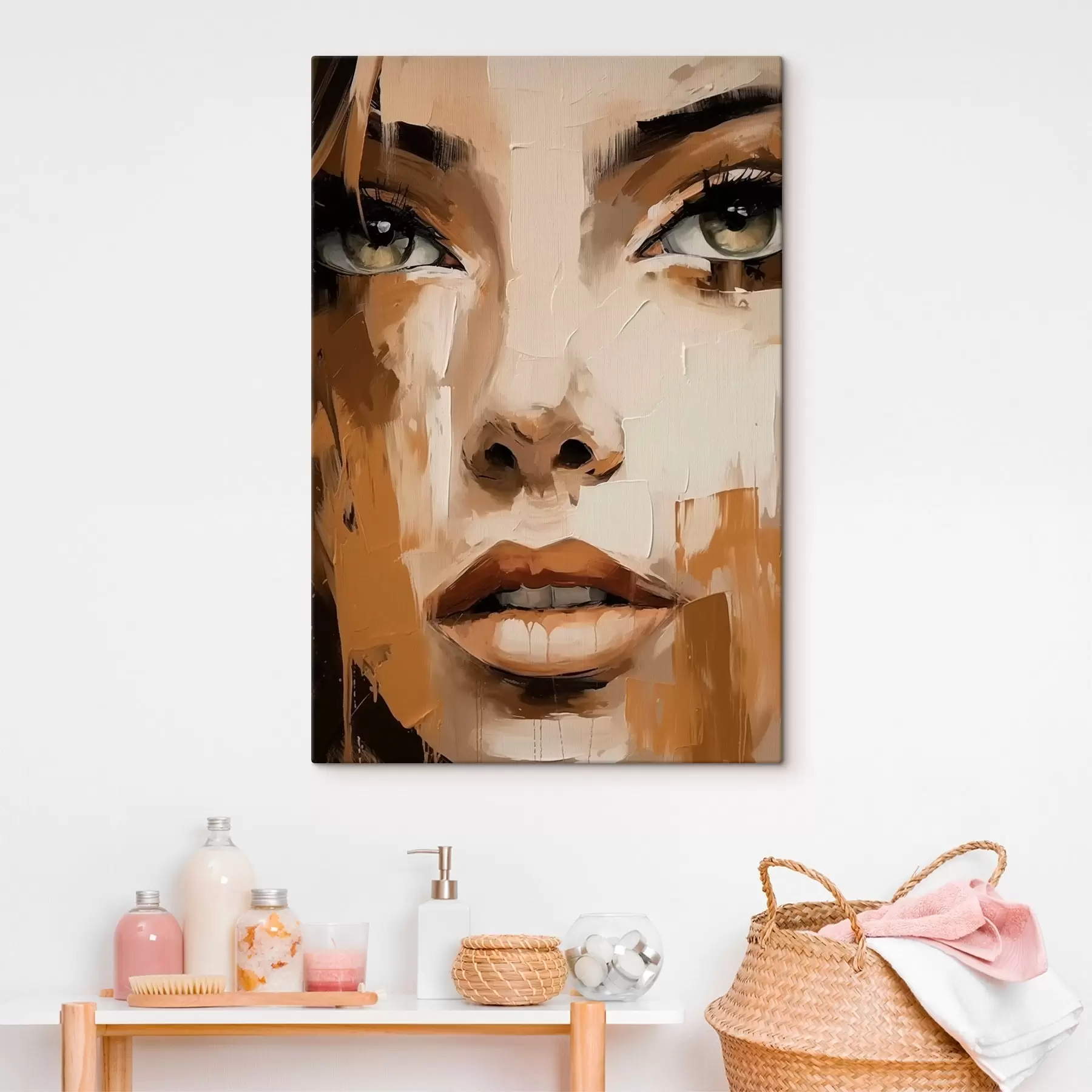 Obraz Abstraktný ženský portrét s46228