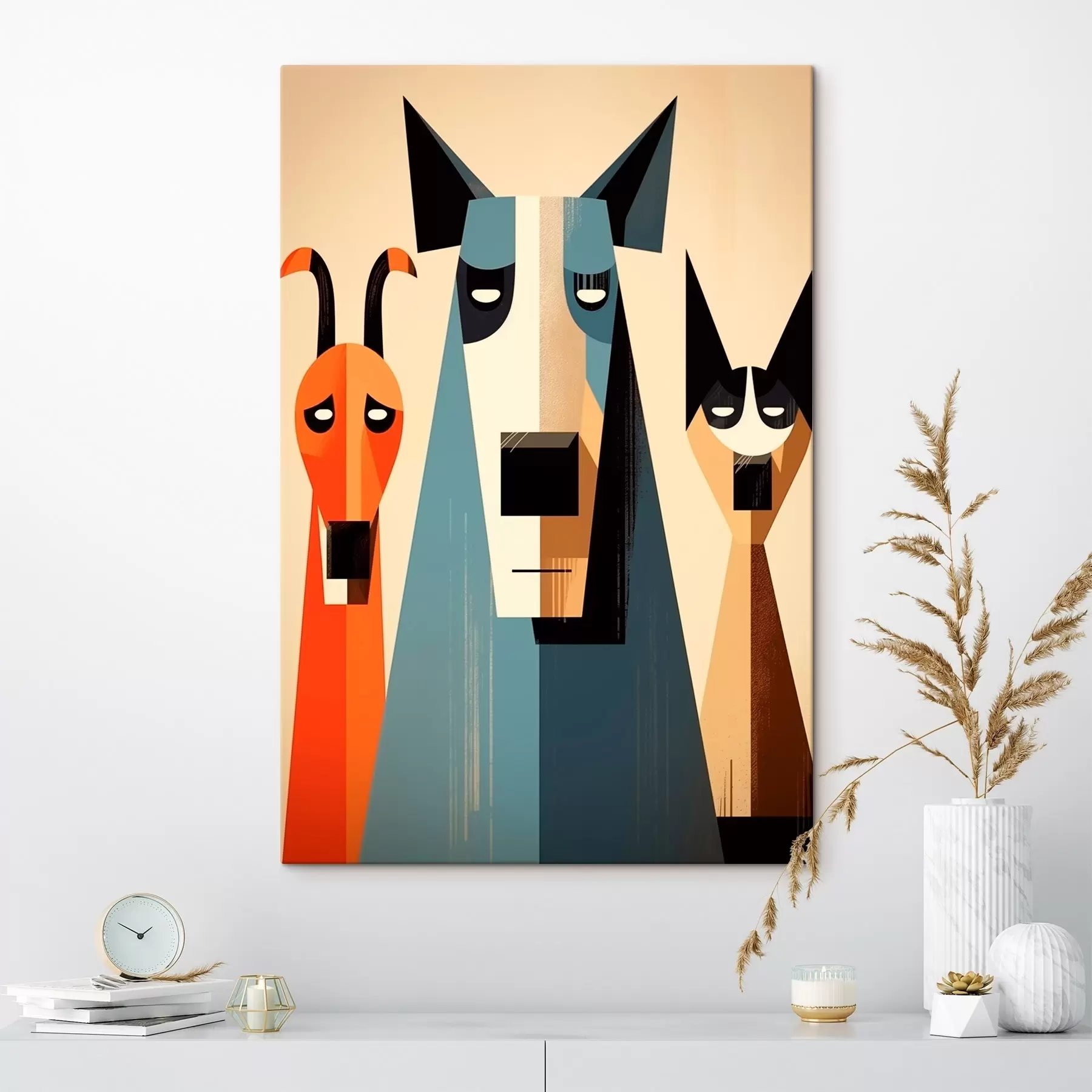 Obraz Abstraktné psy s46235