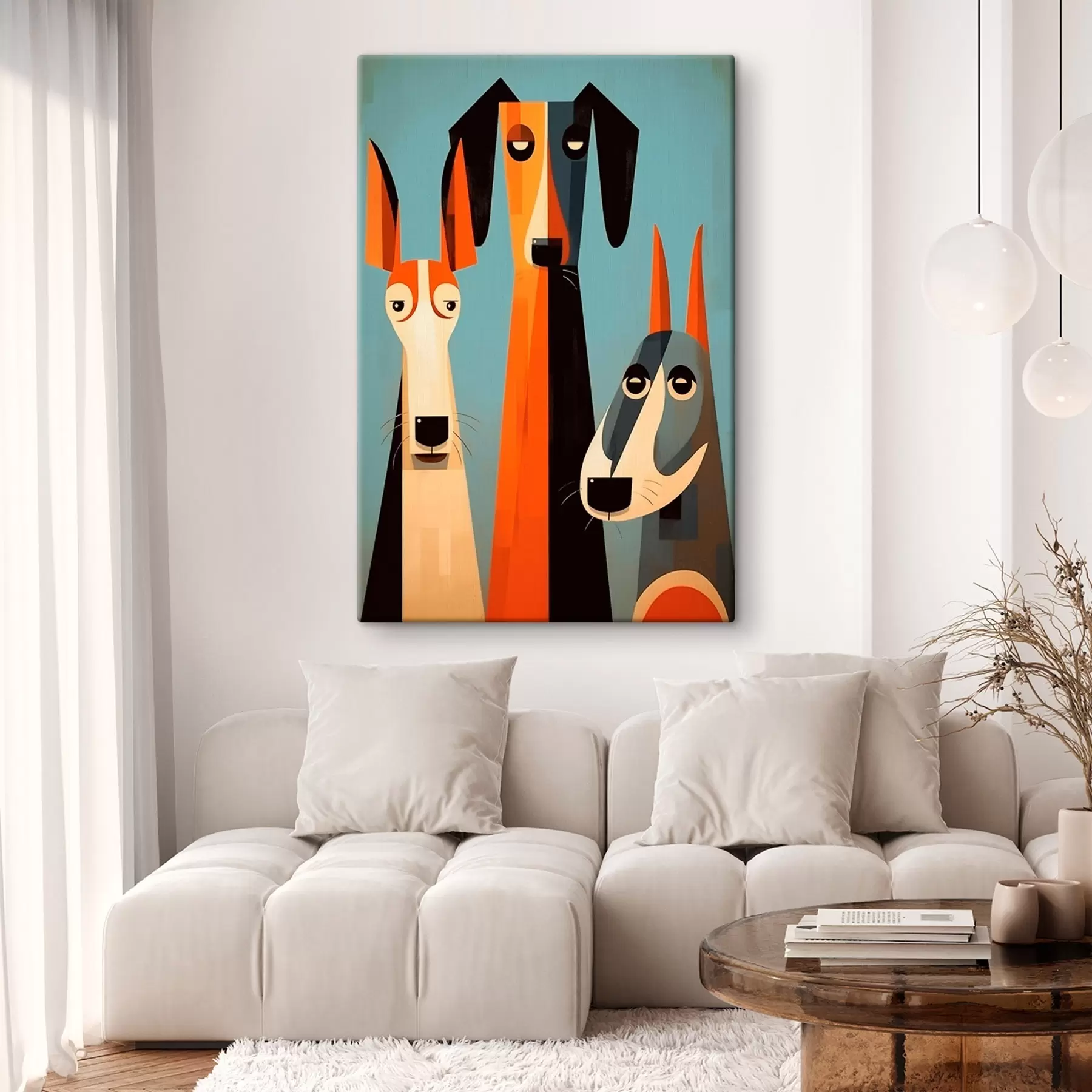 Obraz Abstraktné psy s46236